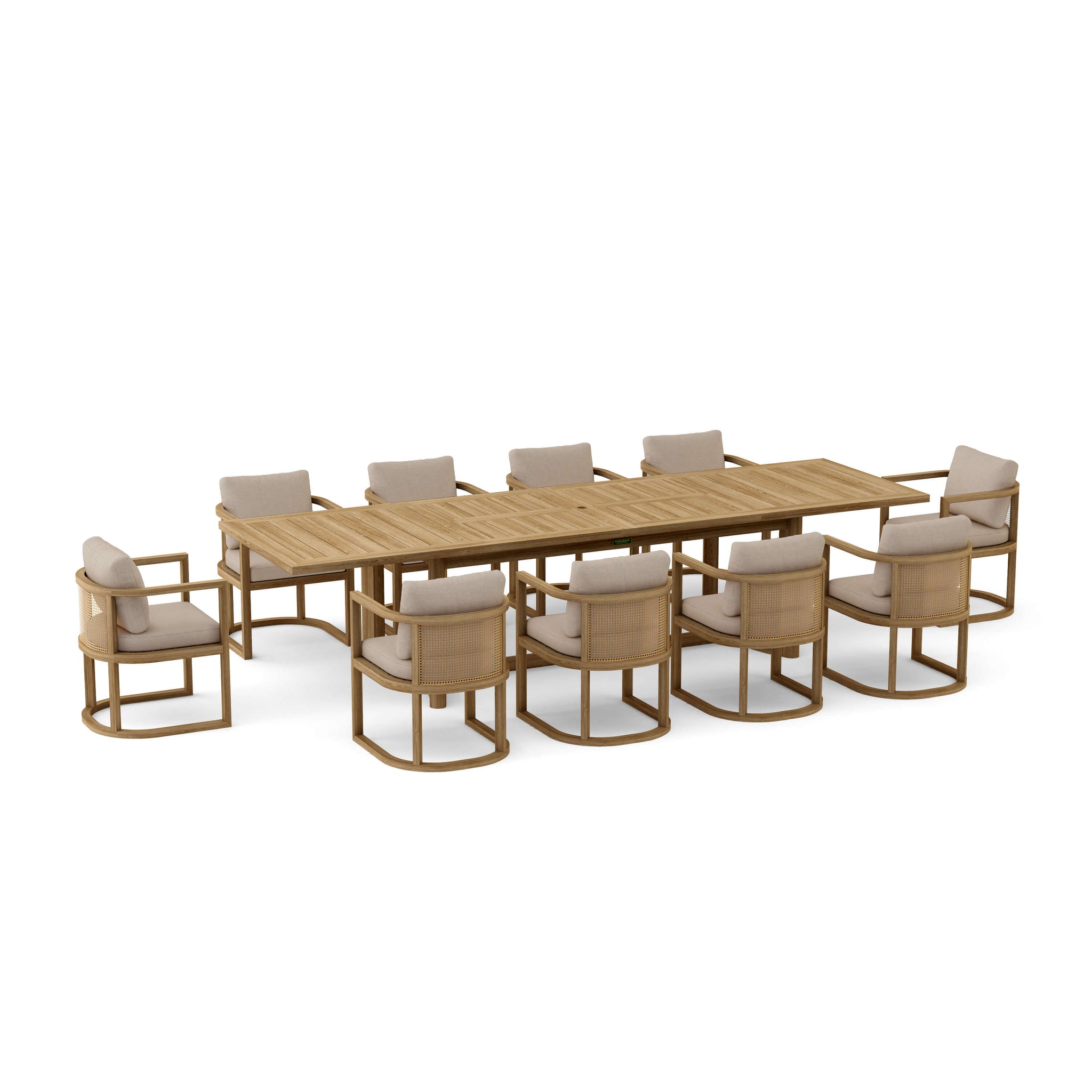 Junus 11-PCS Dining Table Set