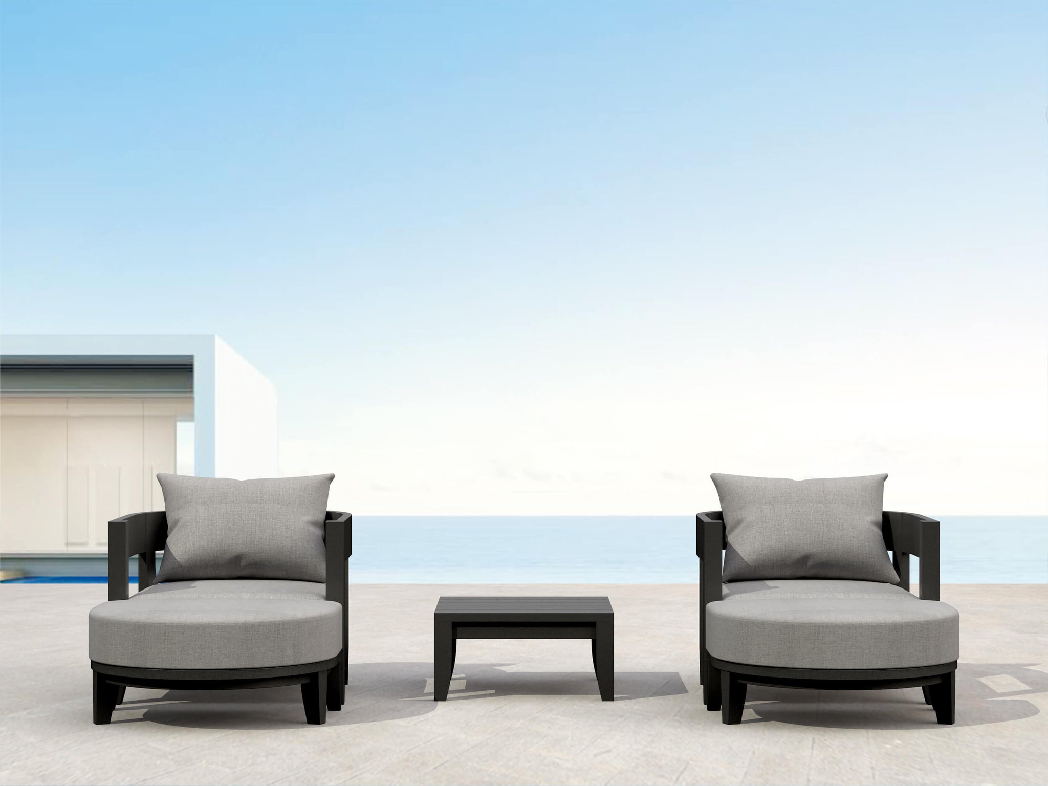 Coronado Aluminum Deep Seating Set