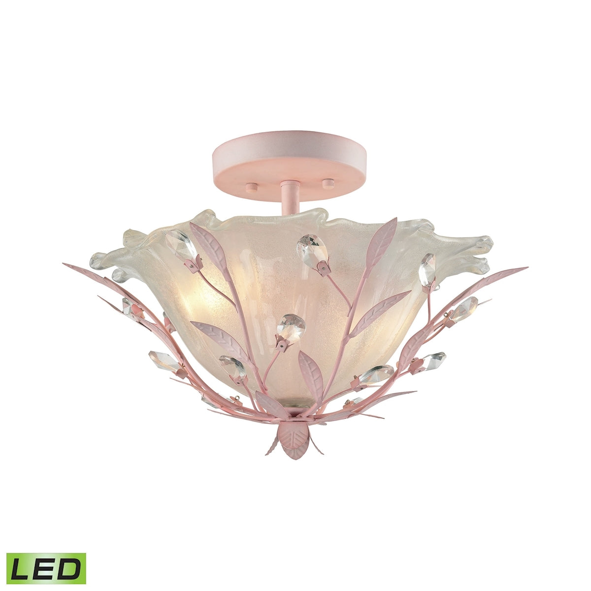 Circeo 17'' Wide 2-Light Semi Flush Mount