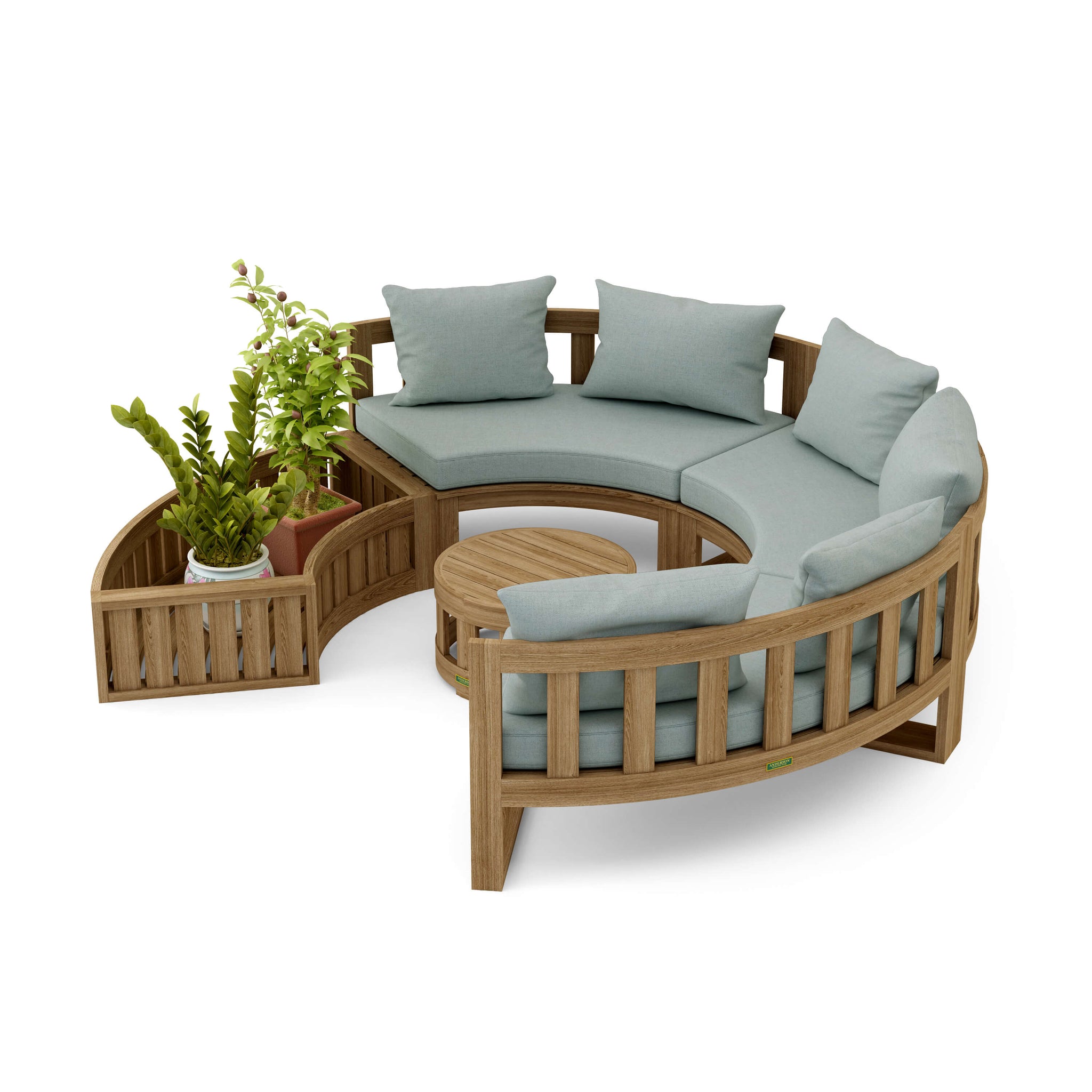 Circular Modular Deep Seating Set