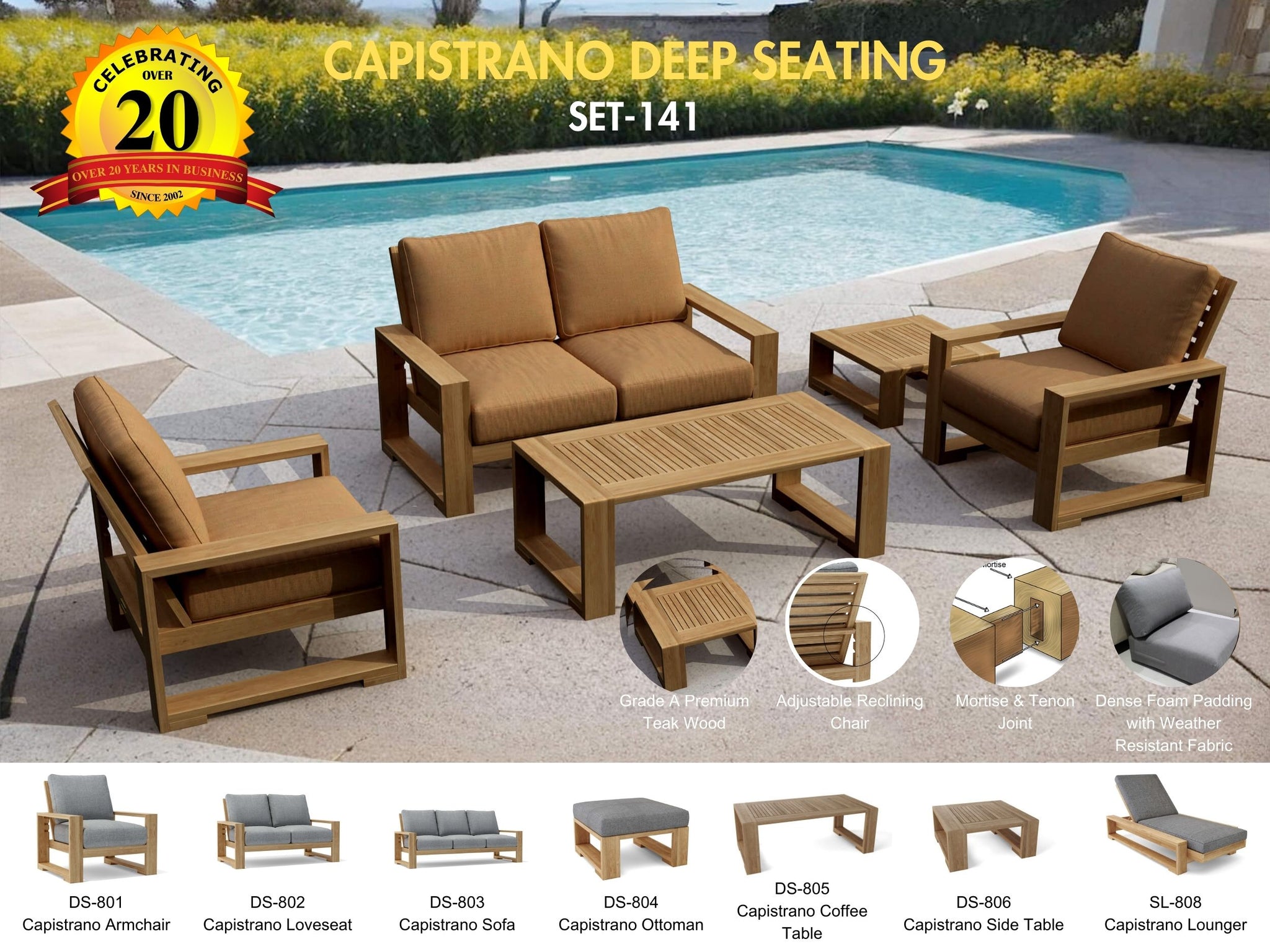 Capistrano Deep Seating Set