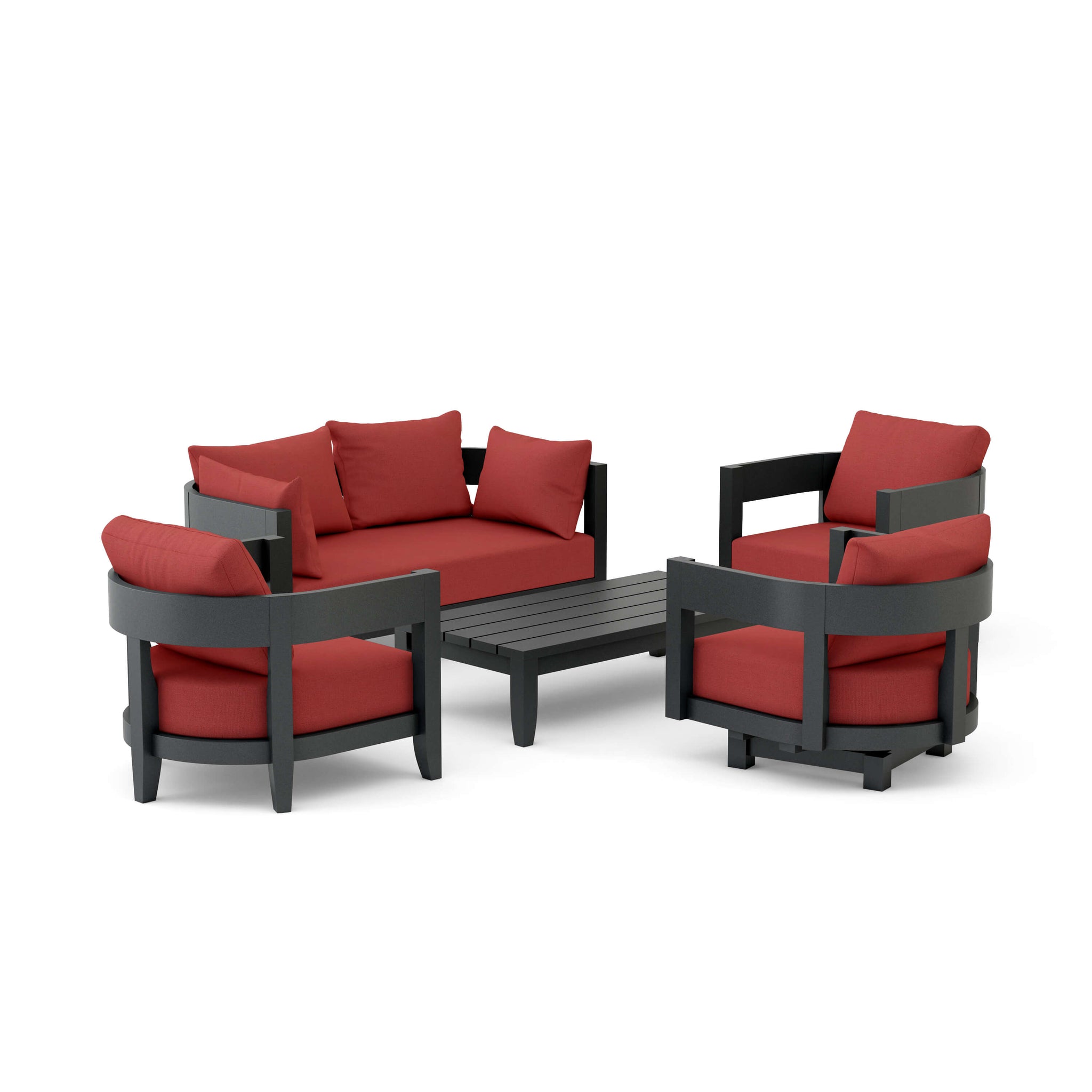Coronado Aluminum Deep Seating Set