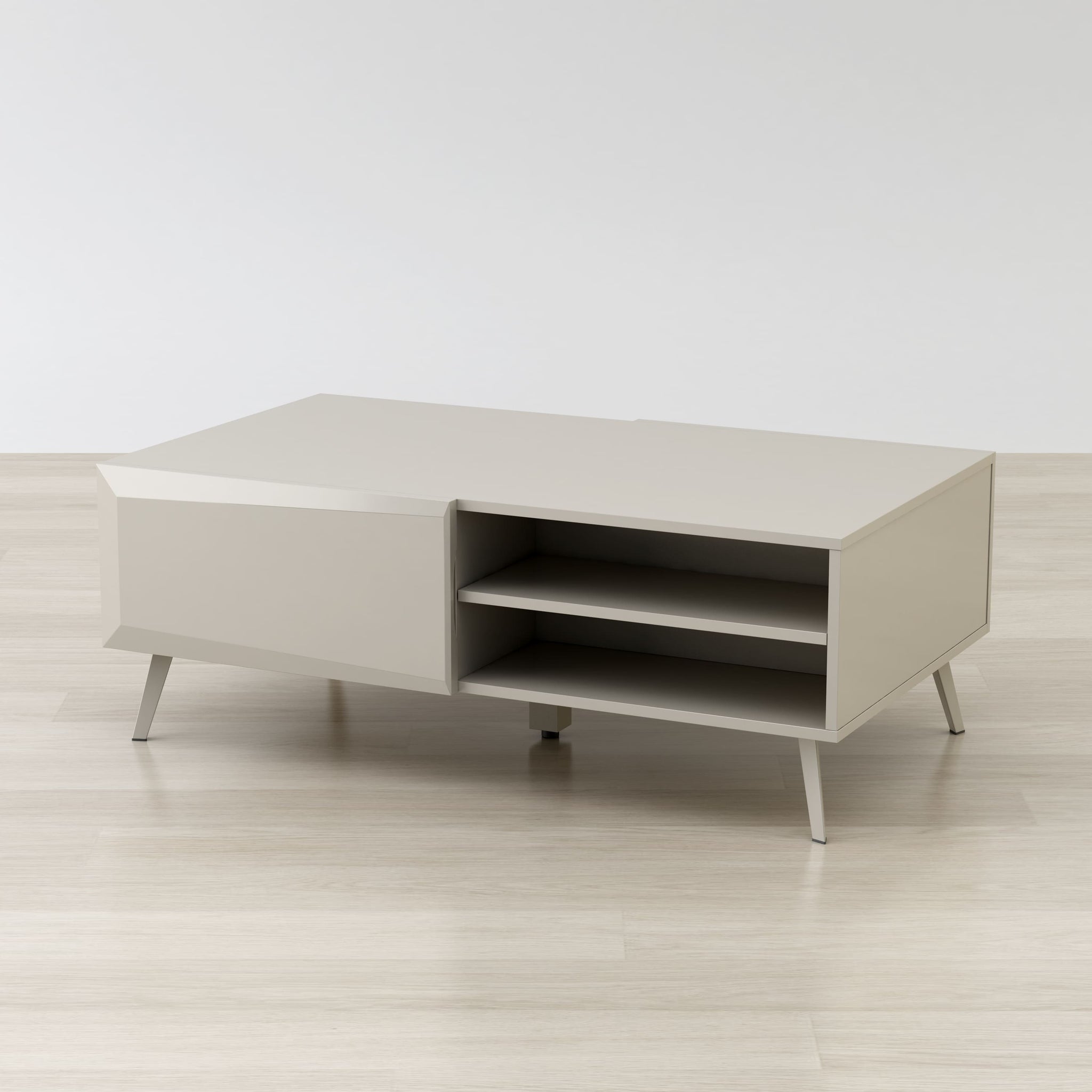 Altus Coffee Table Sleek Gloss Grey Finish