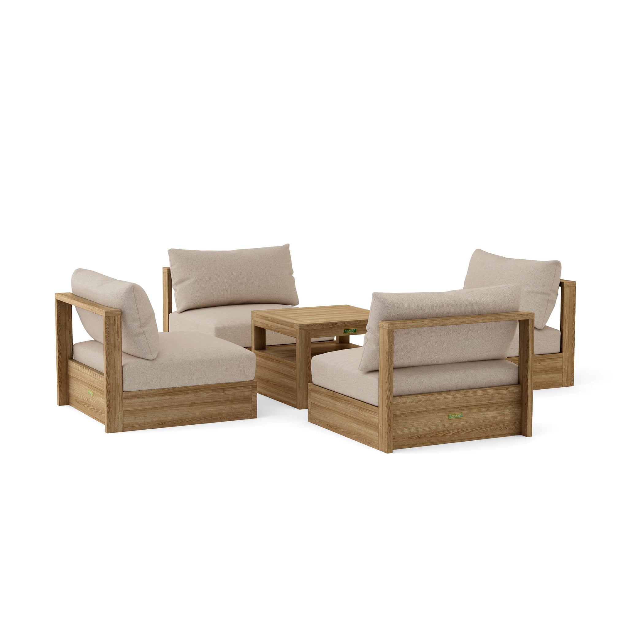Copacabana 4 Seat Modular Deep Seating Set