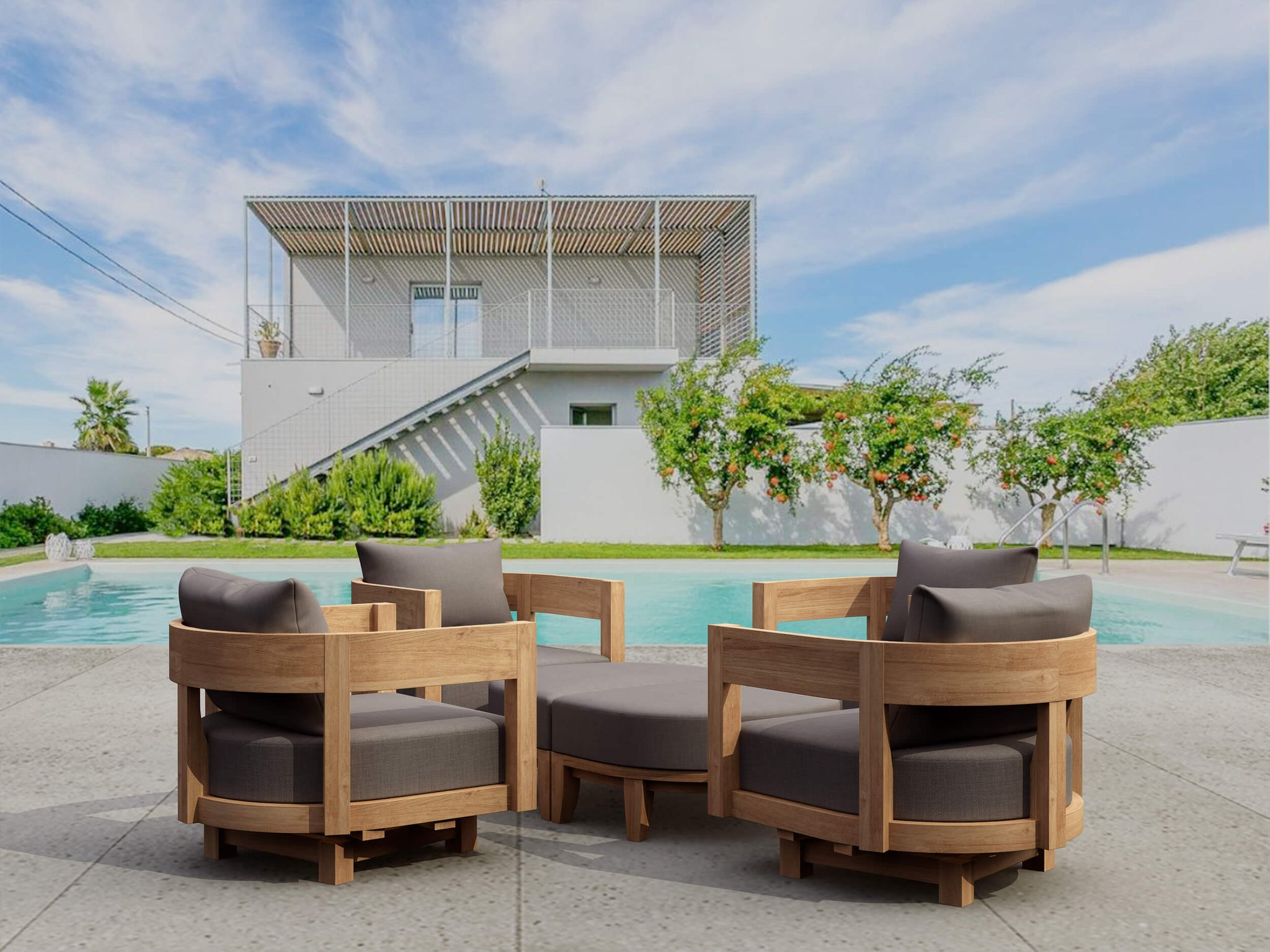 Coronado Deep Seating Set for Upscale Lounging with Family and Friends