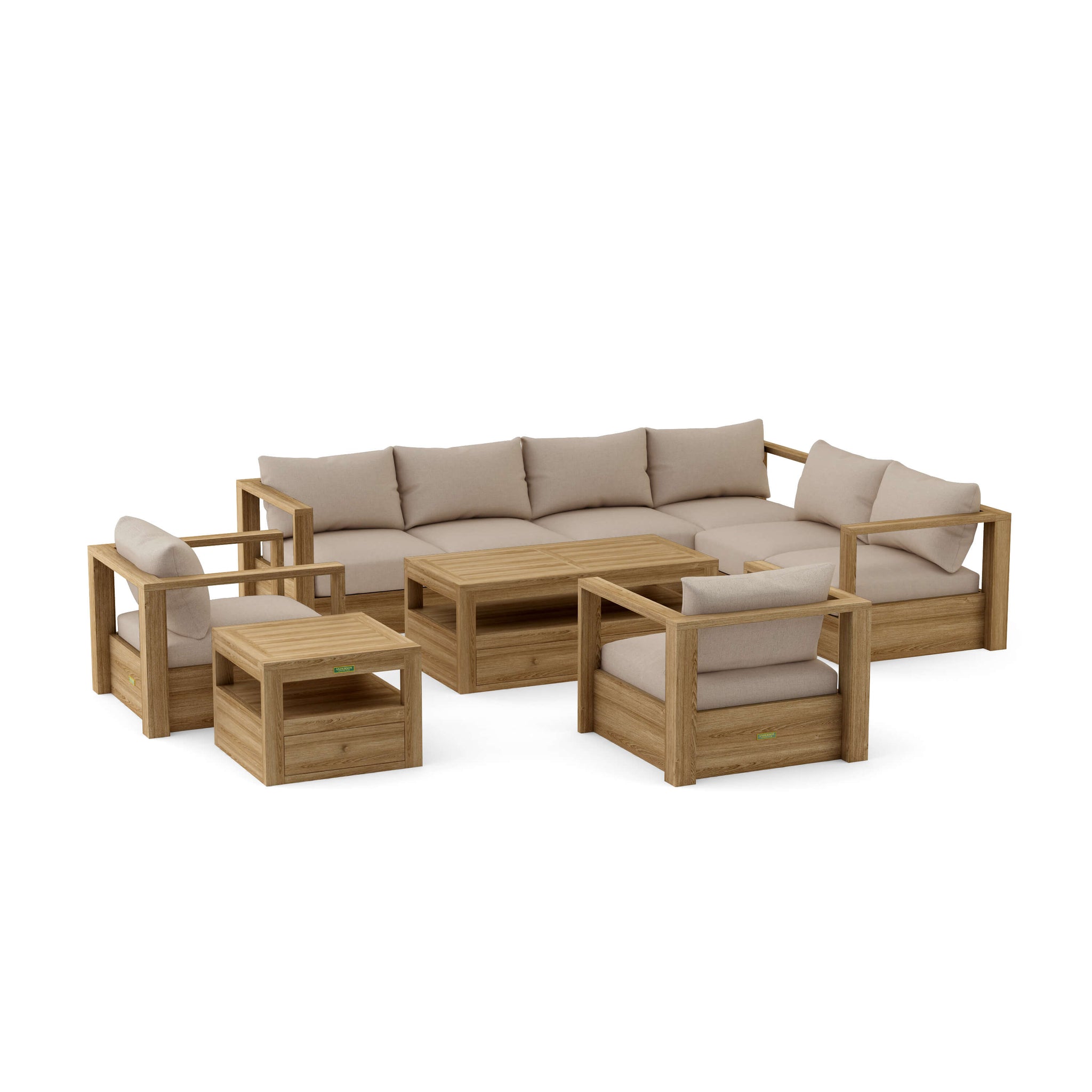 Copacabana Modular Deep Seating Set for Relaxed Family Gatherings