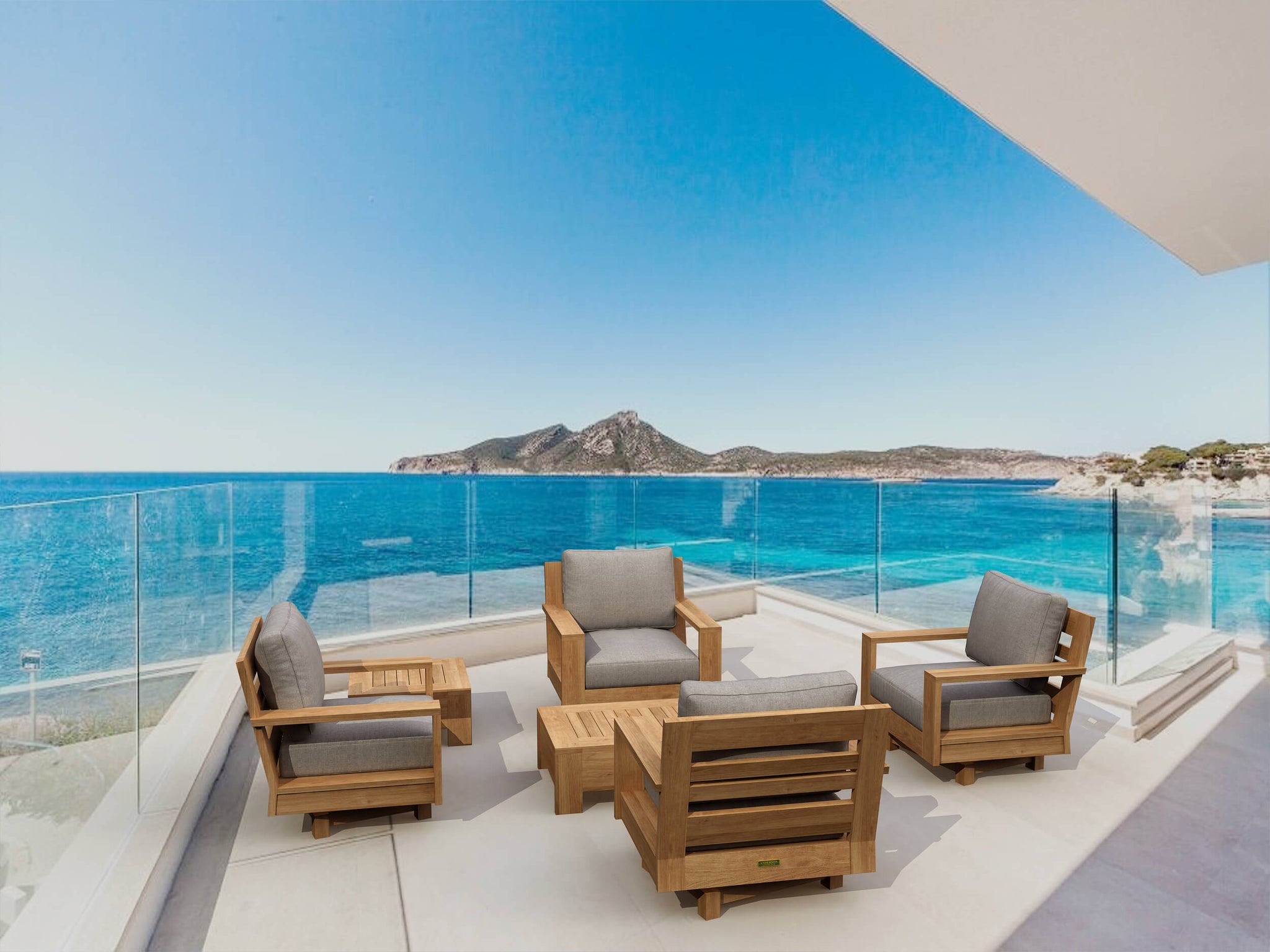 Madera Deep Seating Set for Cozy Patio Lounging