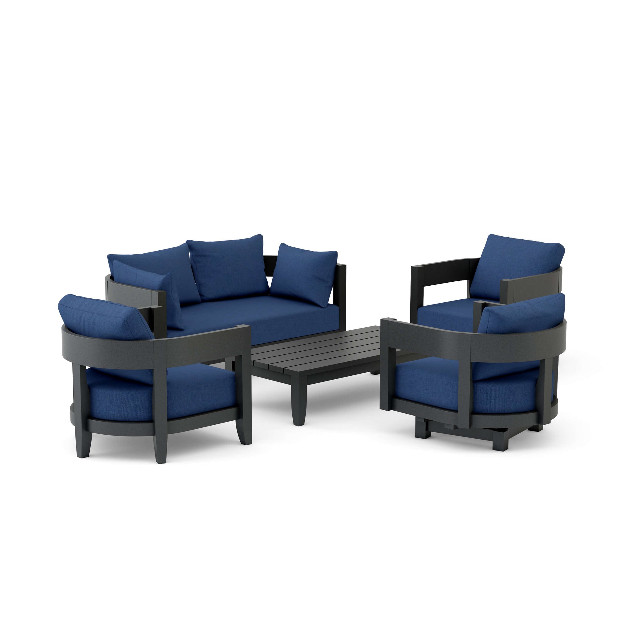 Coronado Aluminum Deep Seating Set