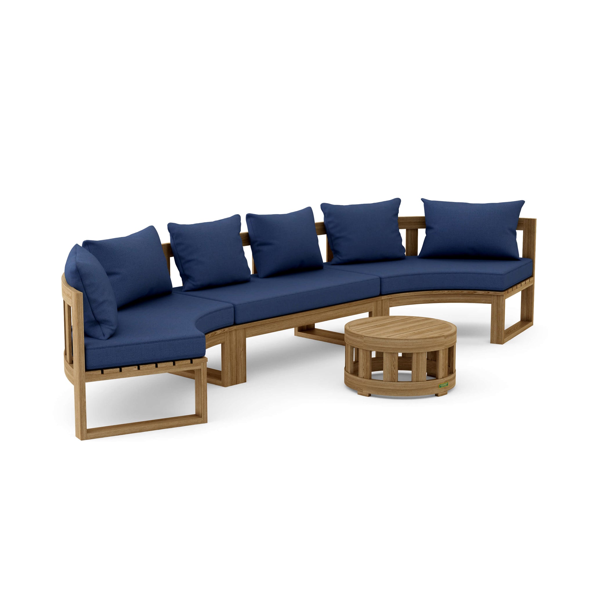 Circular Modular Set for Small and Large Outdoor Areas Set
