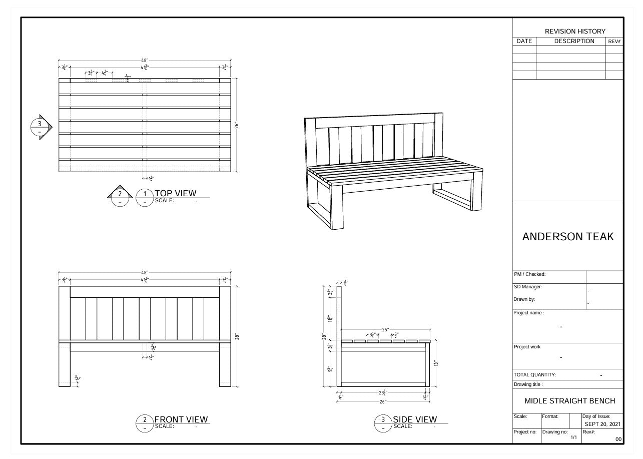 Straight Modular Deep Seating