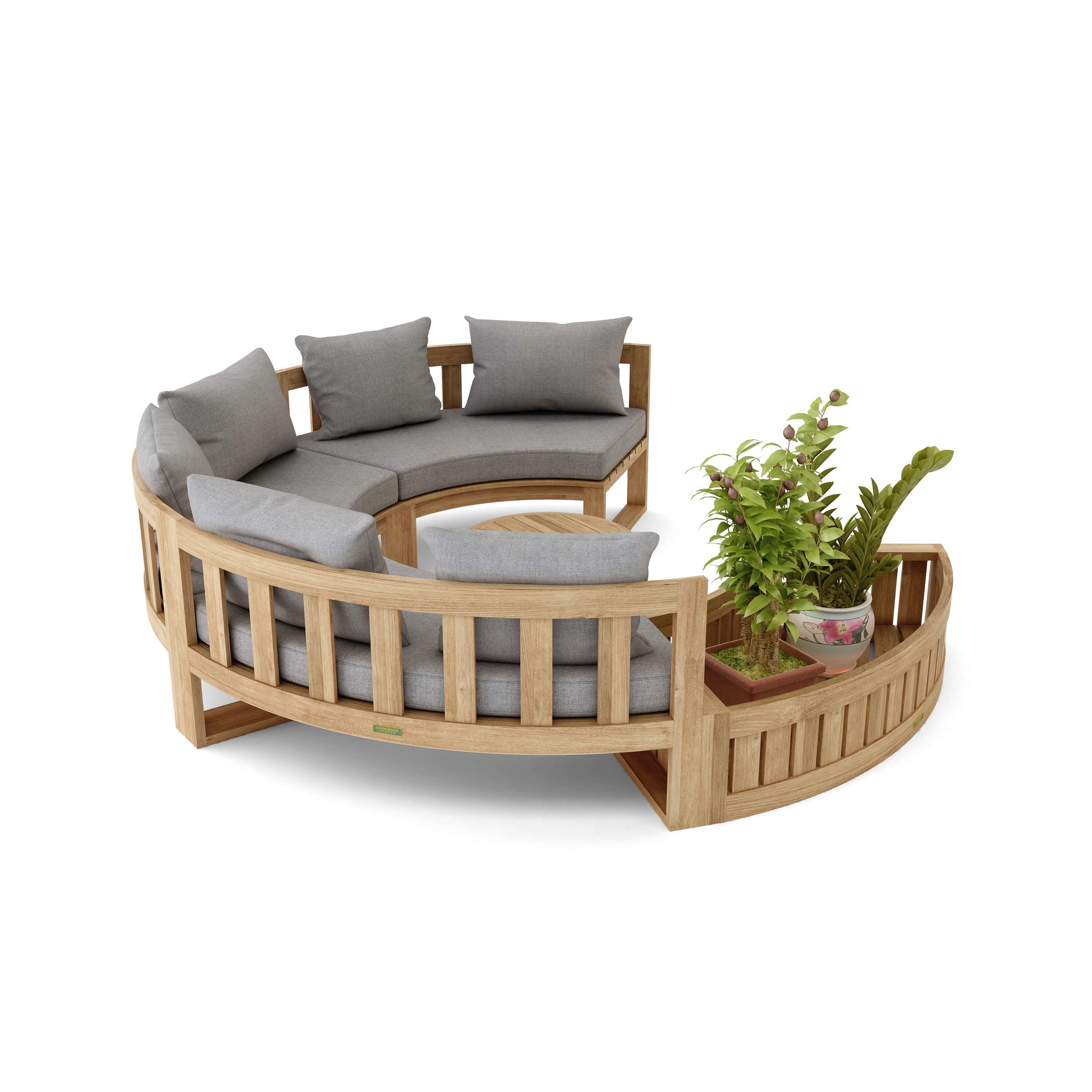 Circular Modular Deep Seating Set