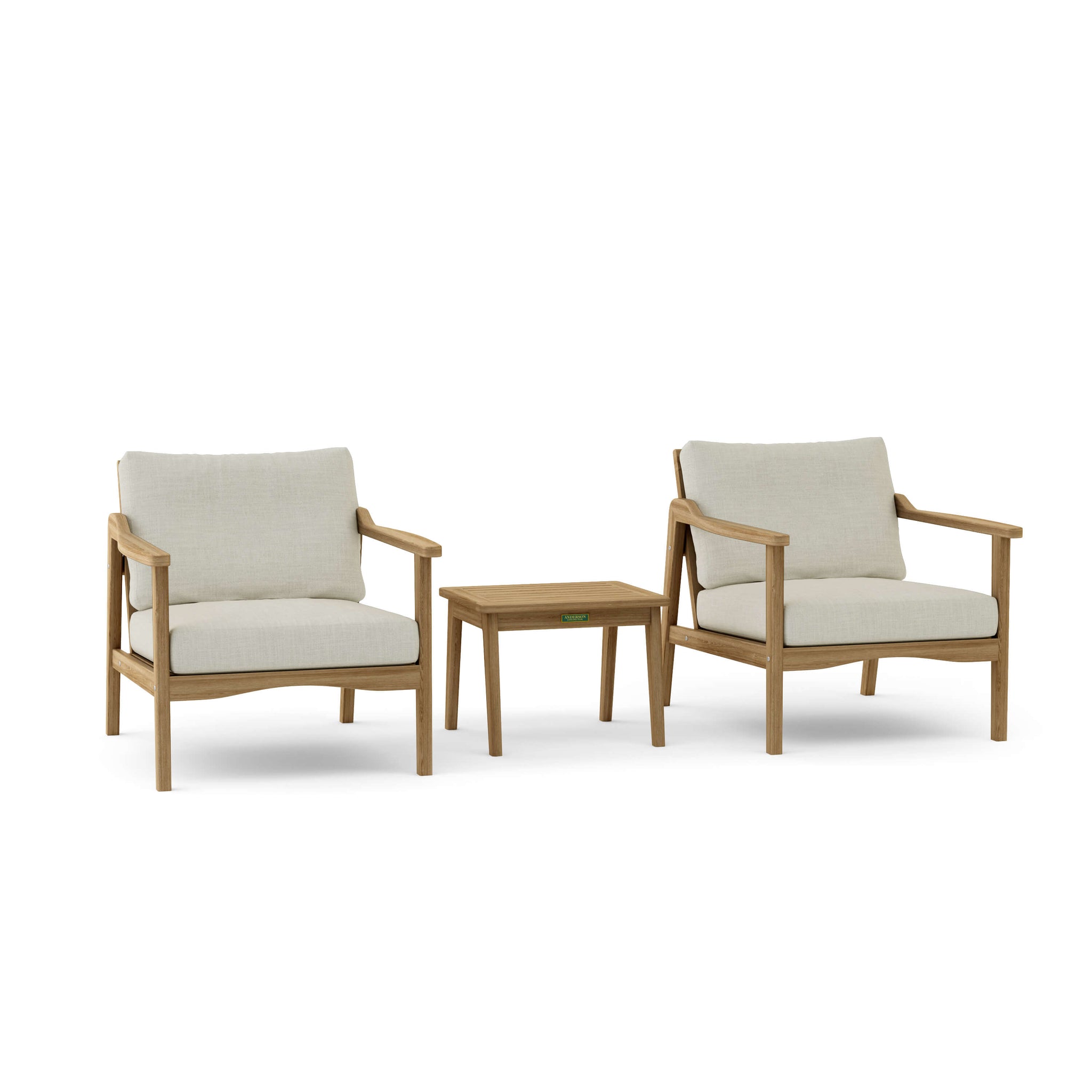 Amalfi Teak Wood Deep Seating Set