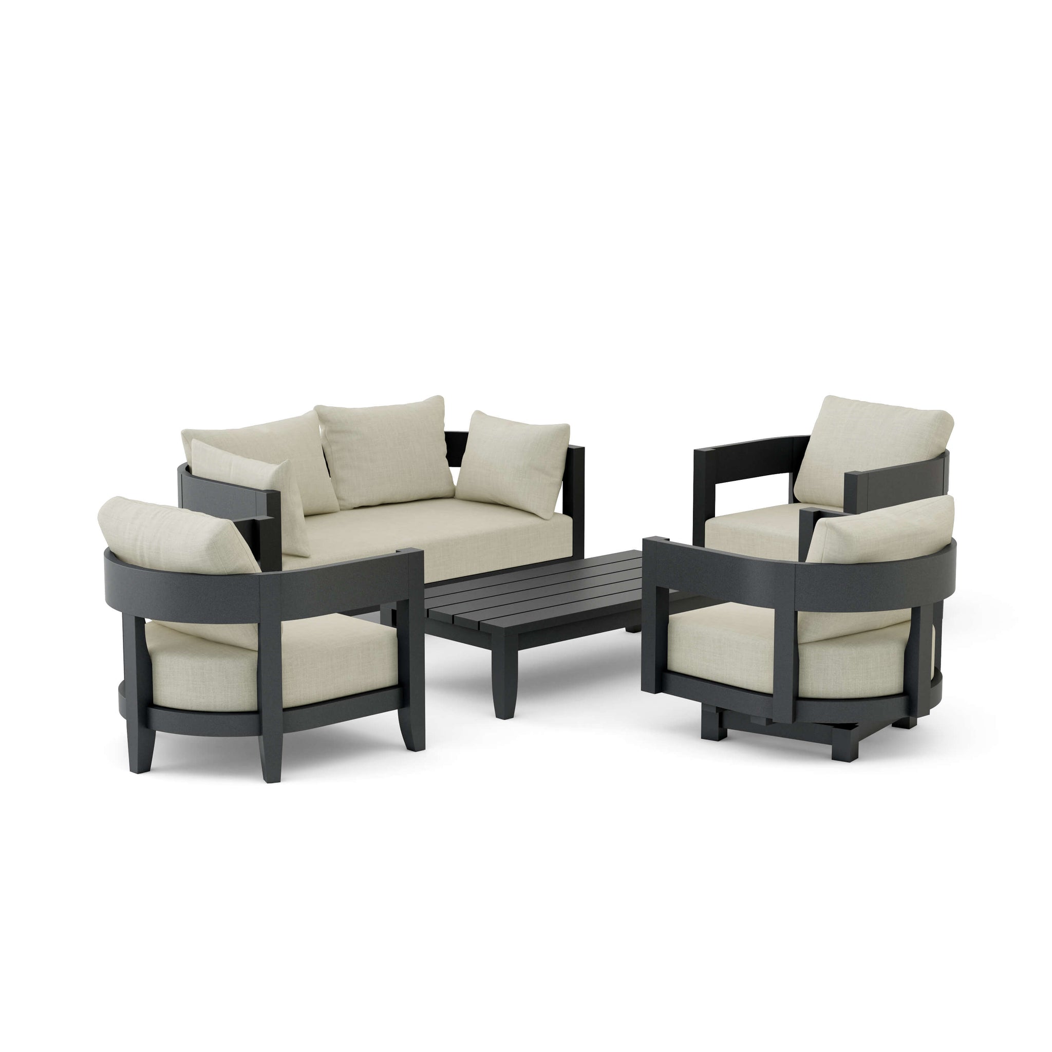 Coronado Aluminum Deep Seating Set
