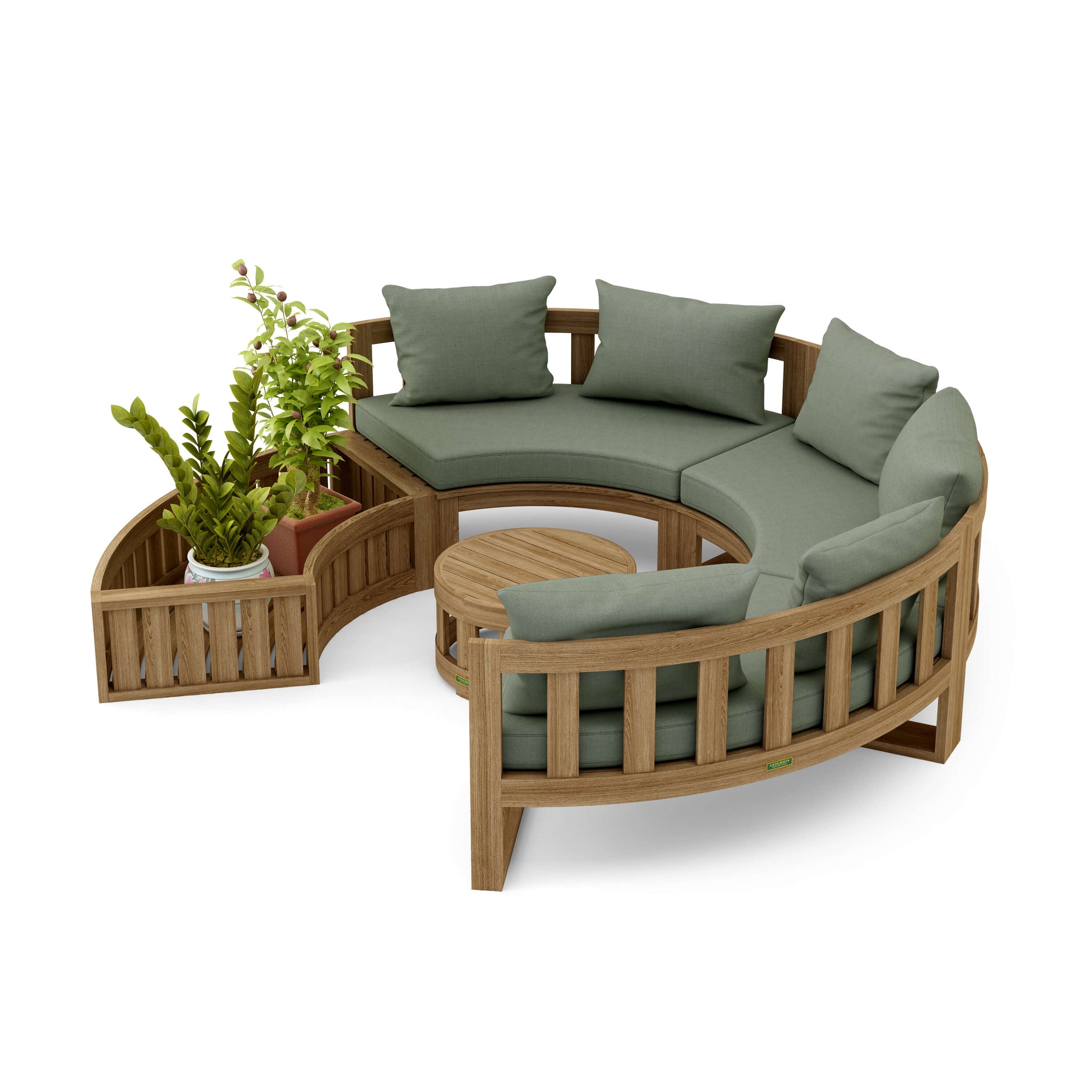 Circular Modular Deep Seating Set
