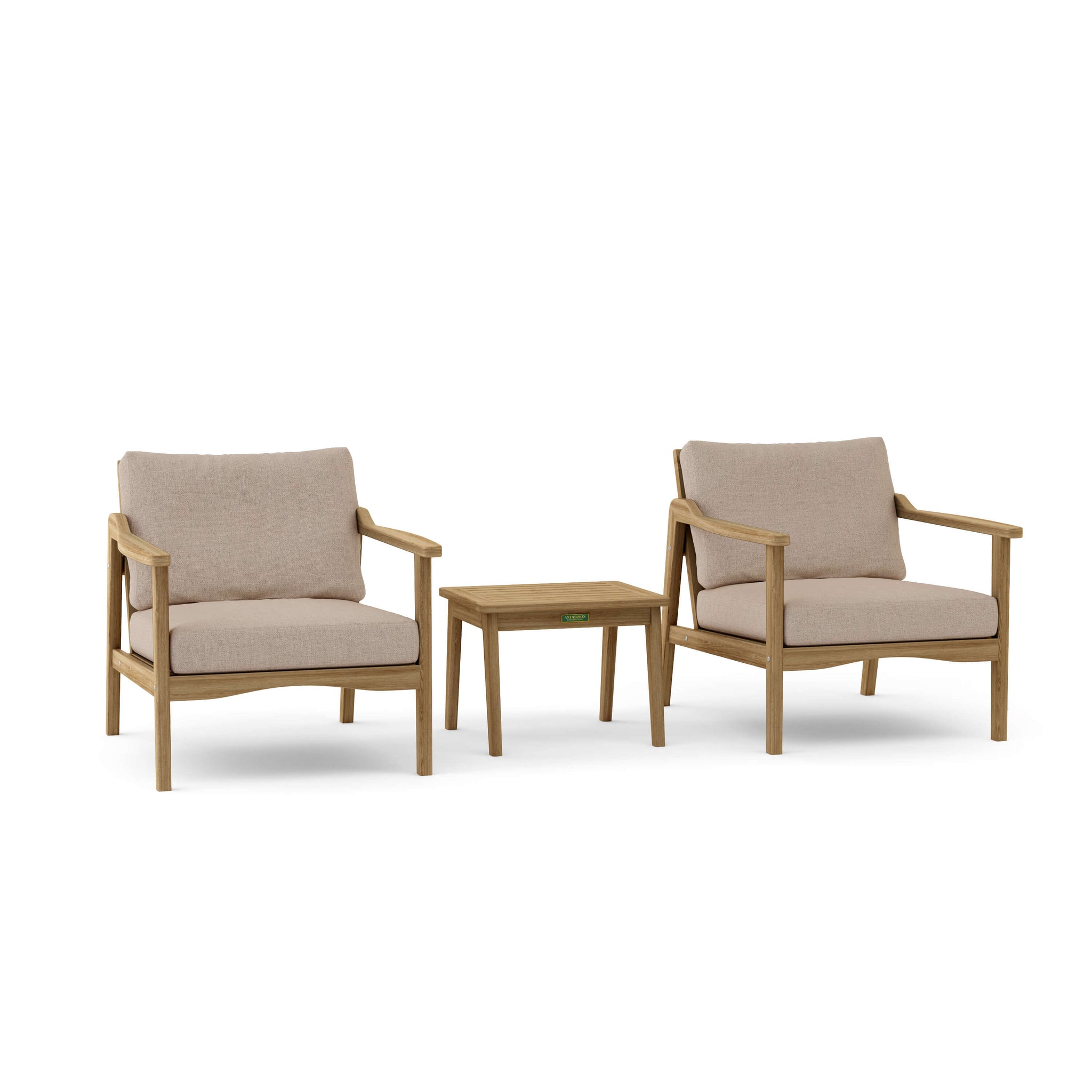 Amalfi Teak Wood Deep Seating Set