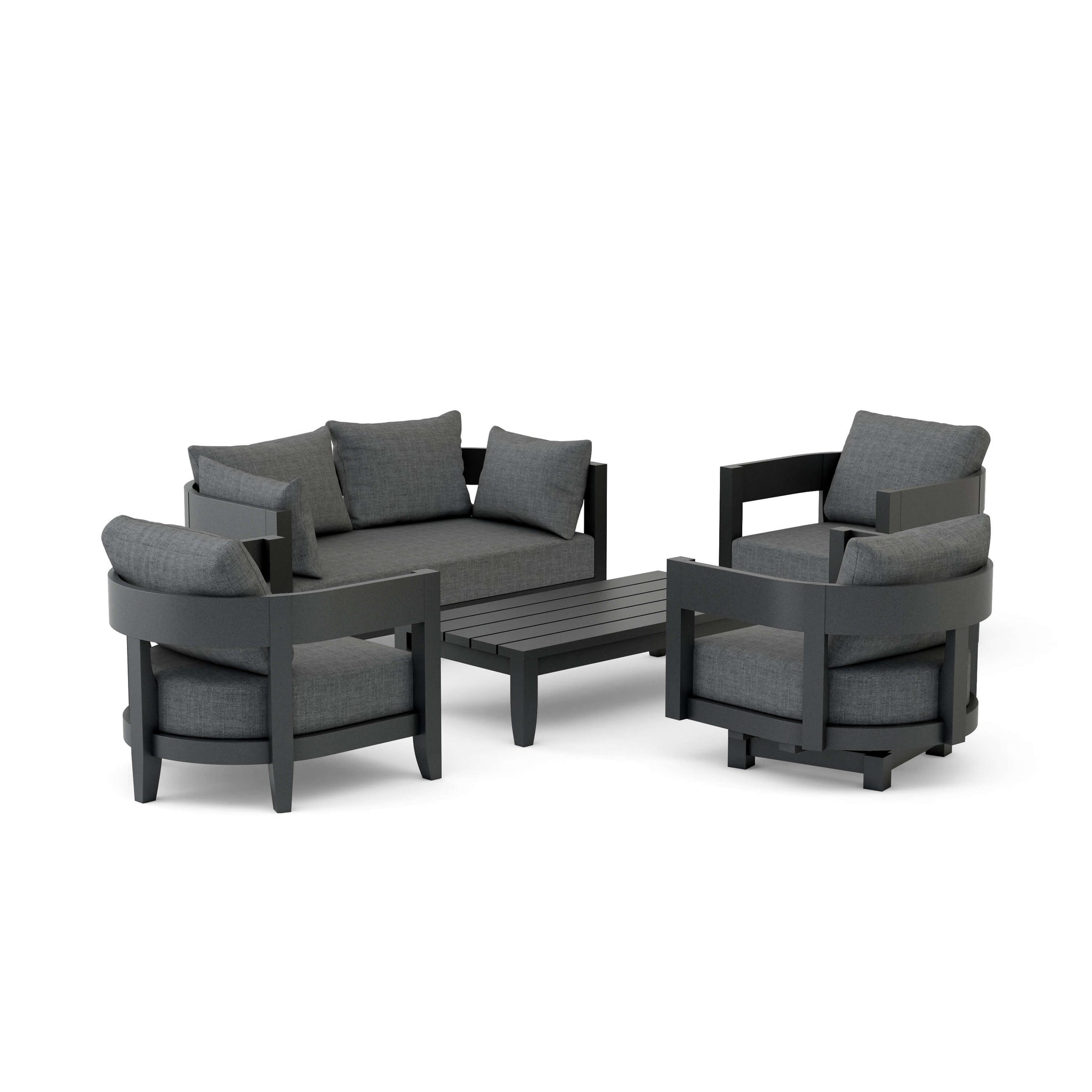 Coronado Aluminum Deep Seating Set