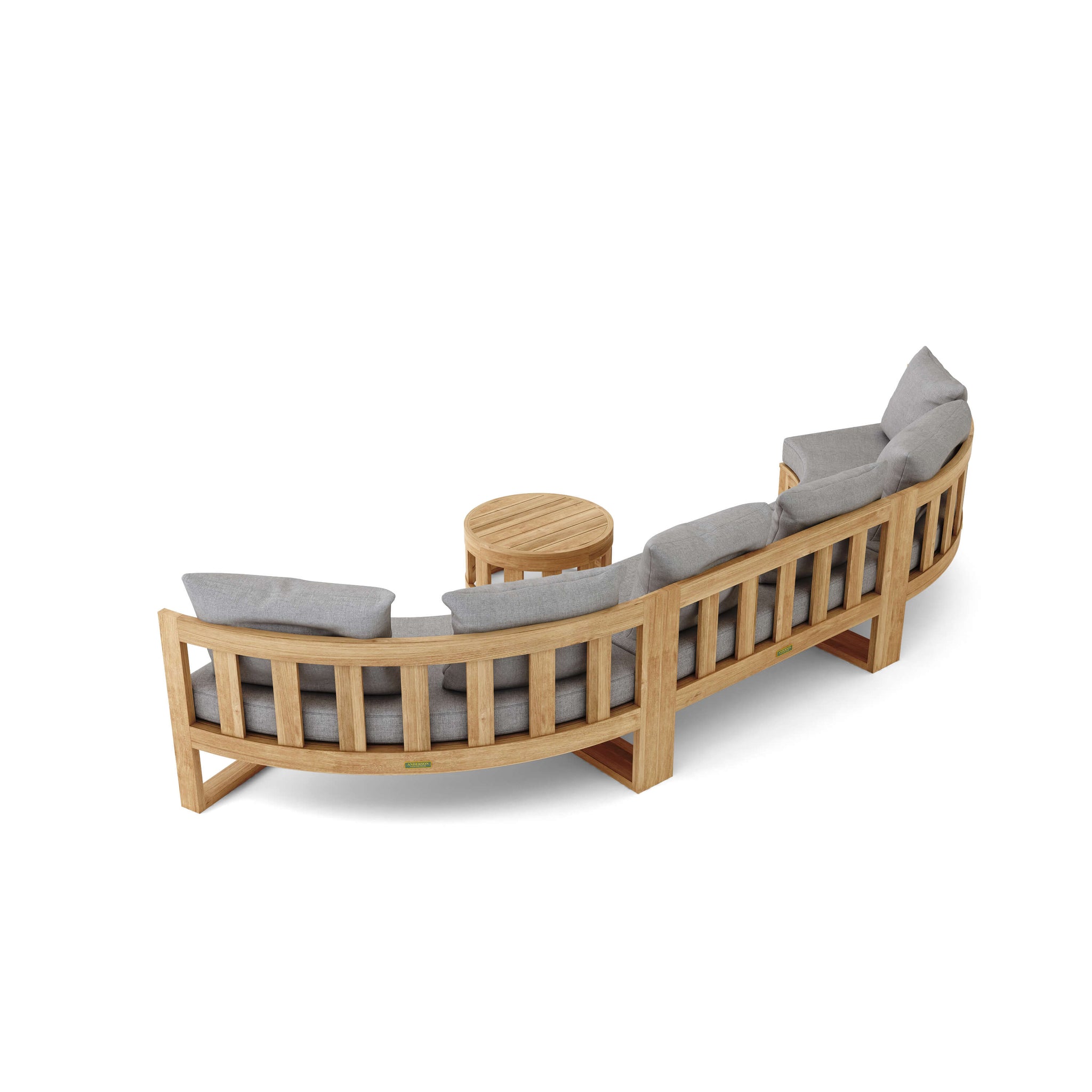 Circular Modular Set for Small and Large Outdoor Areas Set