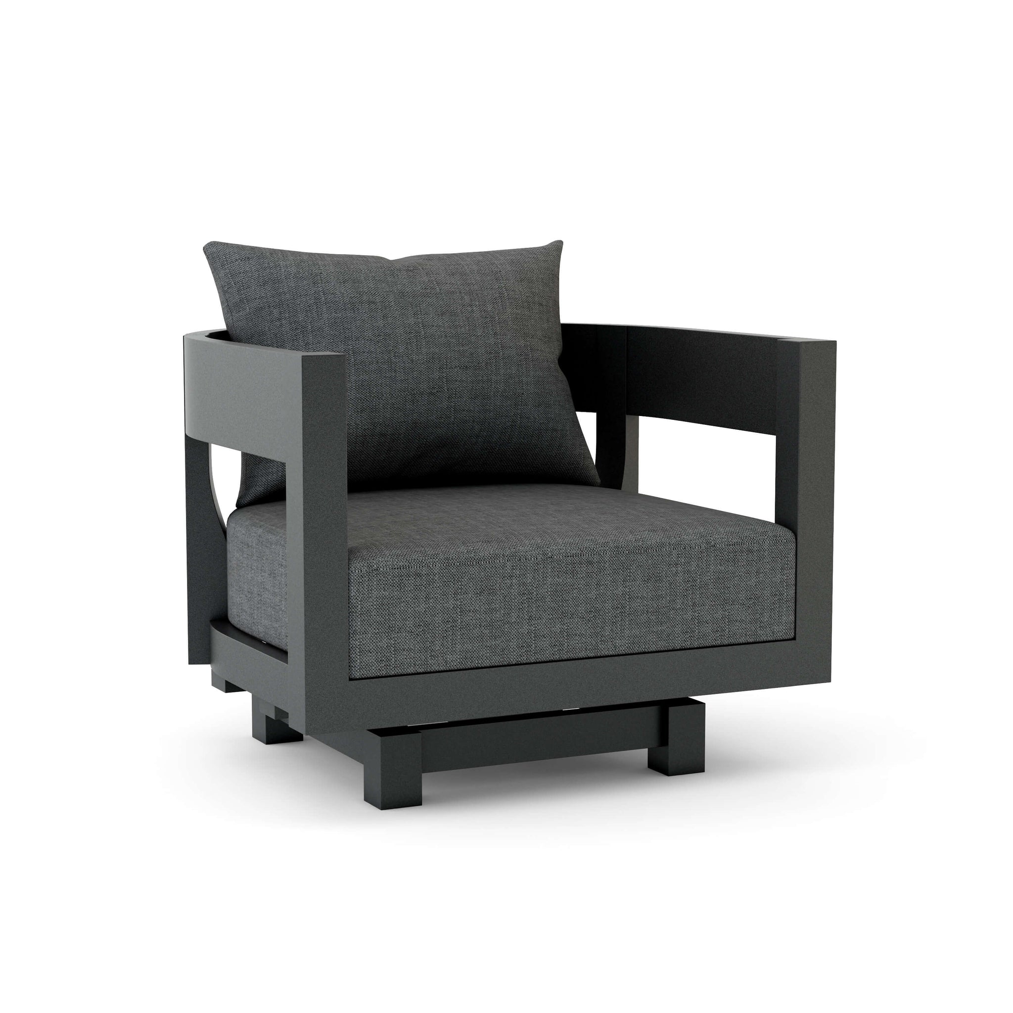 Coronado Aluminum Swivel Armchair