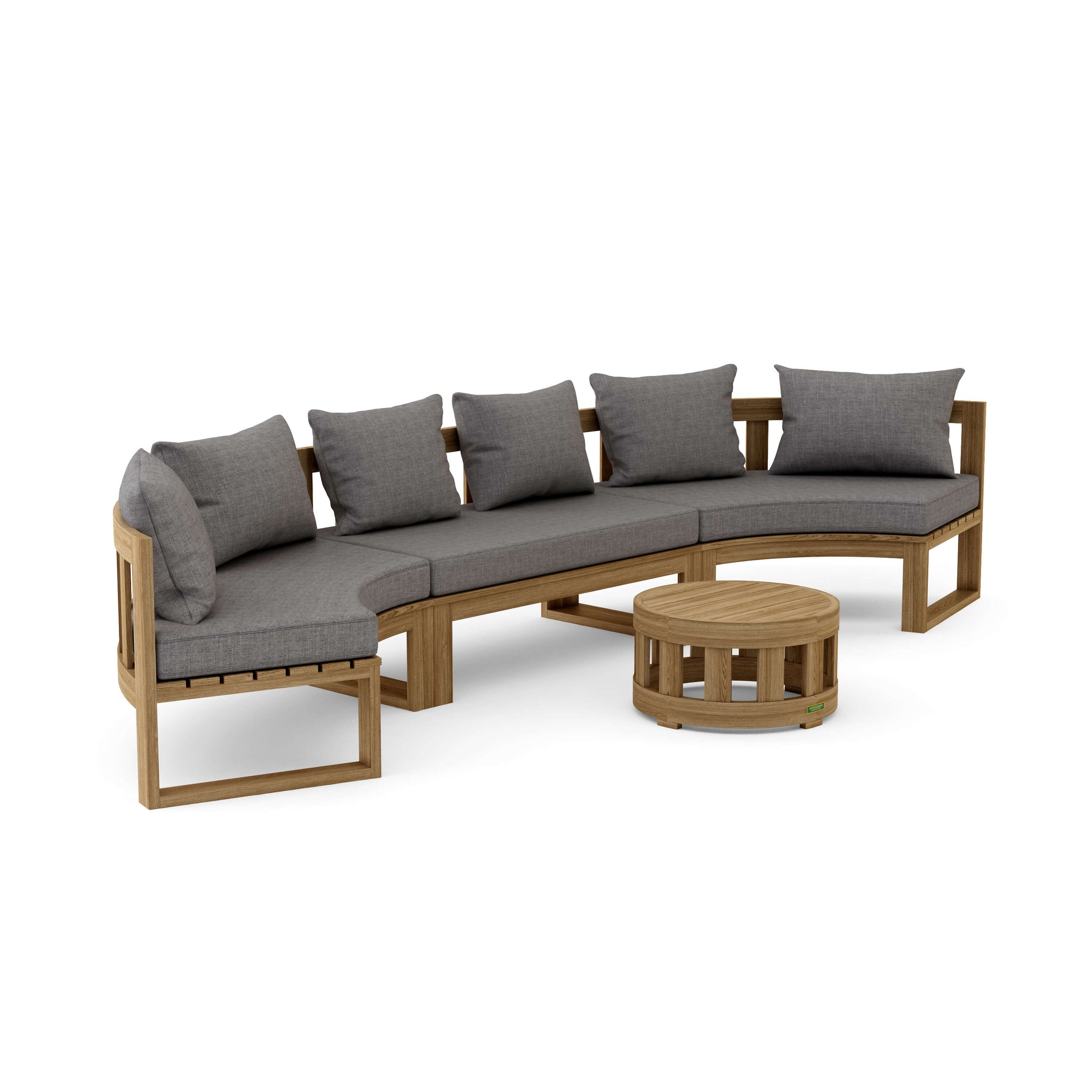 Circular Modular Set for Small and Large Outdoor Areas Set