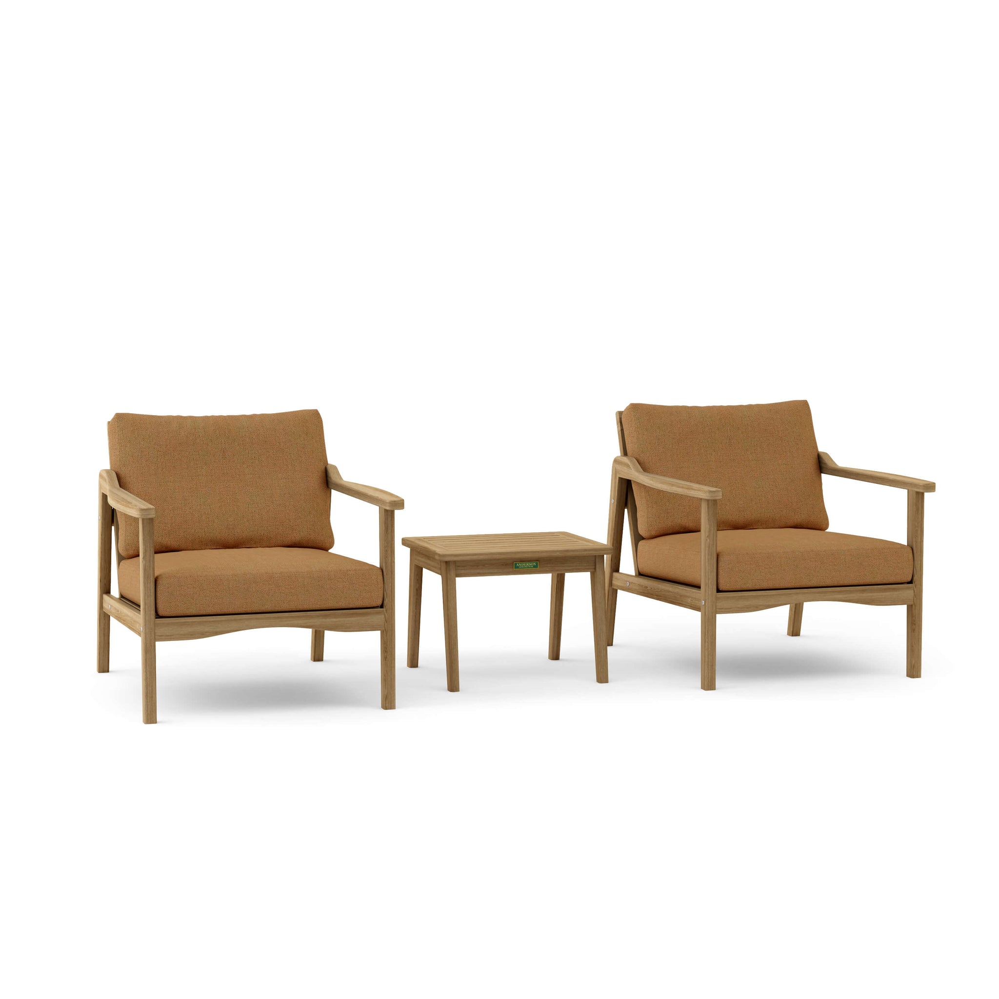 Amalfi Teak Wood Deep Seating Set