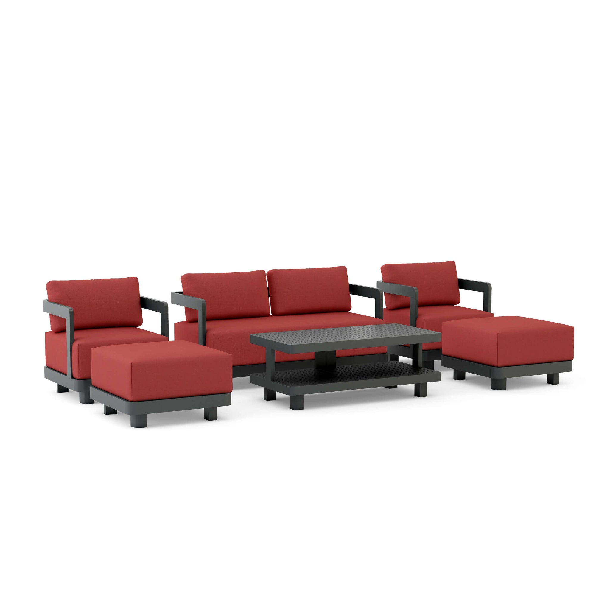 Granada Aluminum Deep Seating Set