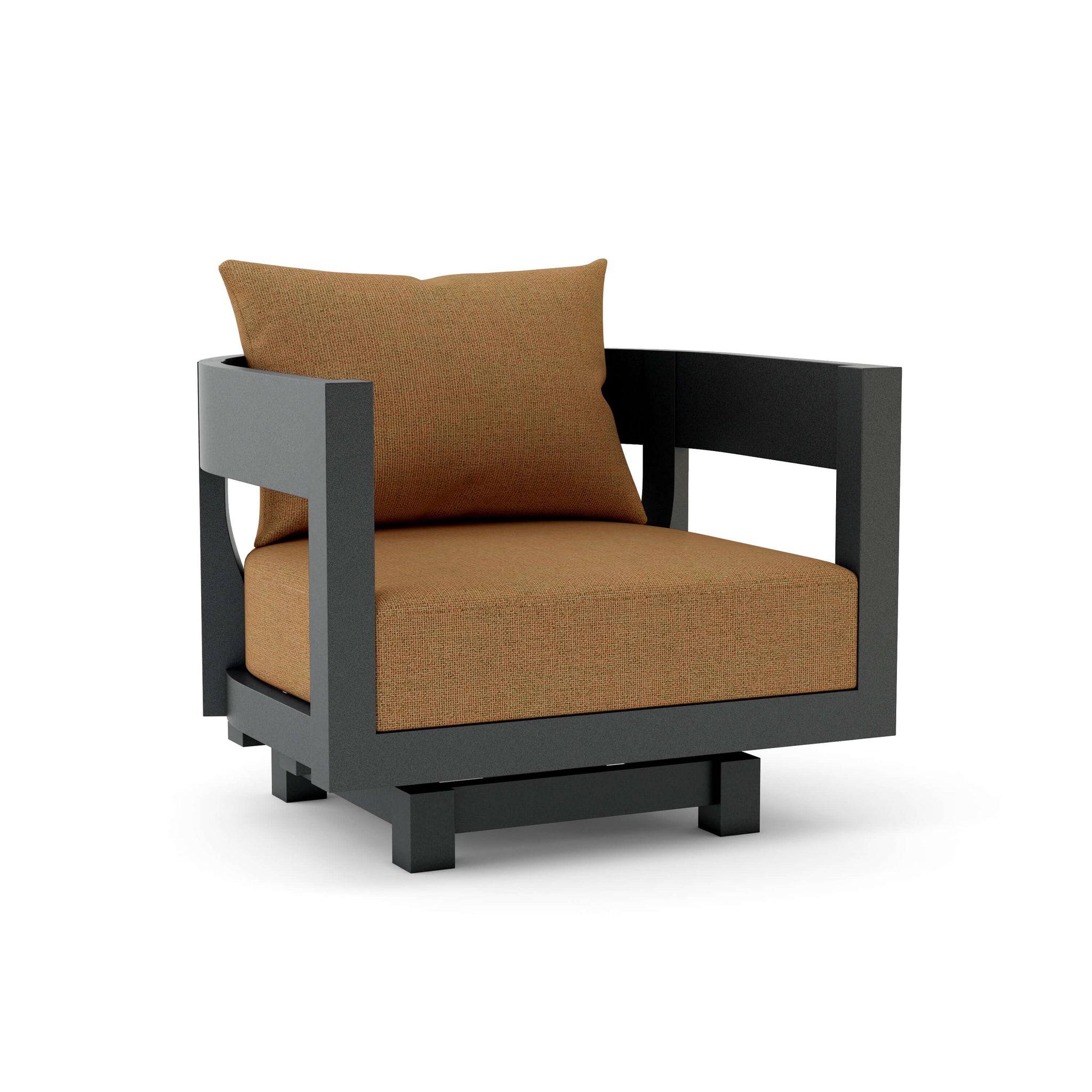 Coronado Aluminum Swivel Armchair