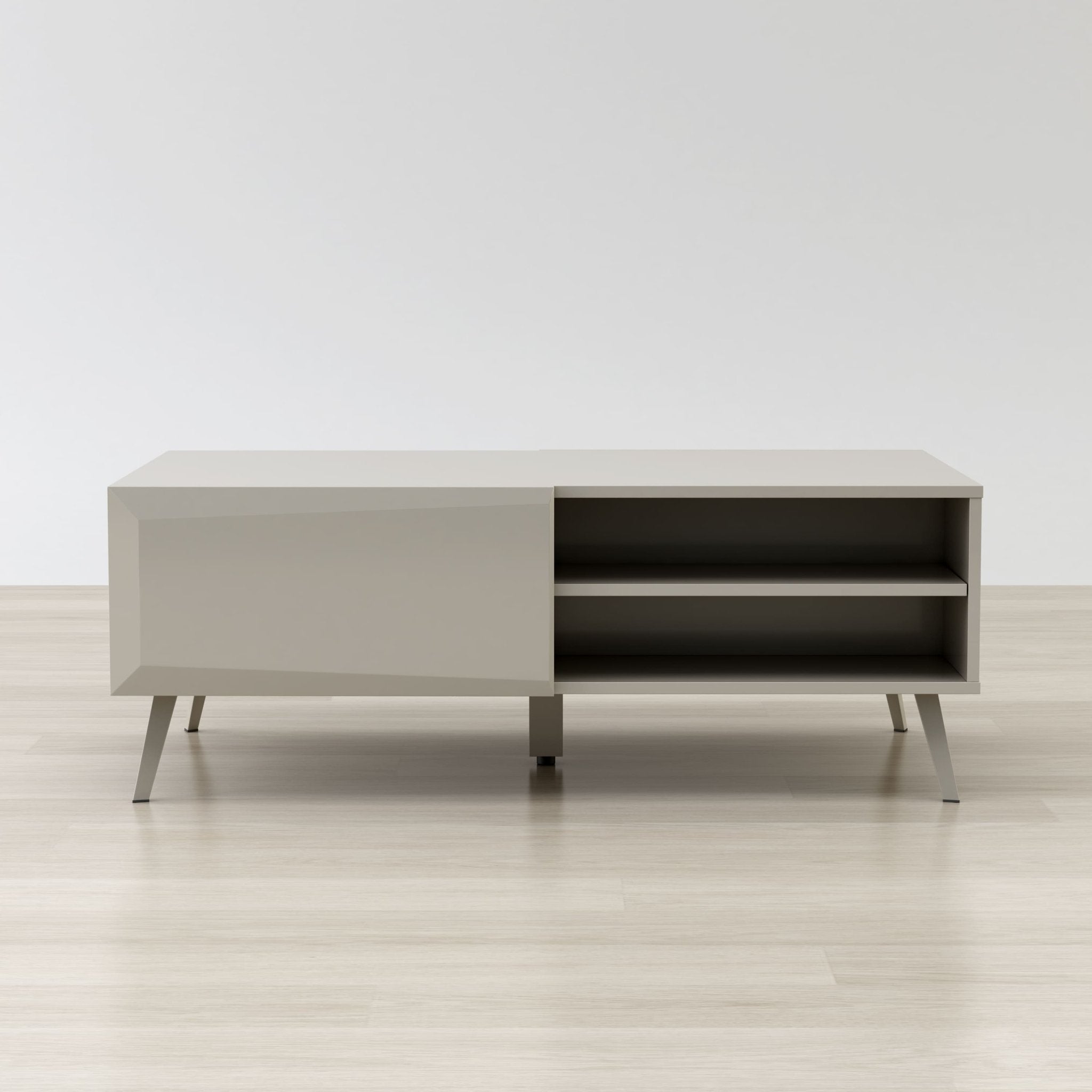 Altus Coffee Table Sleek Gloss Grey Finish - Outside Depot
