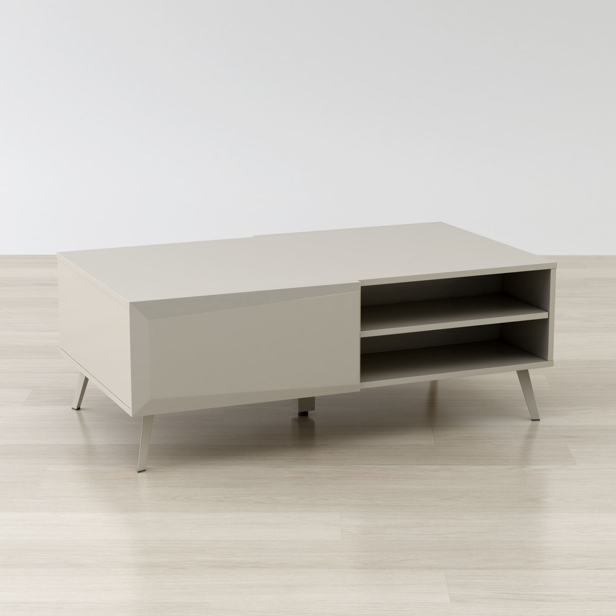 Altus Coffee Table Sleek Gloss Grey Finish - Outside Depot