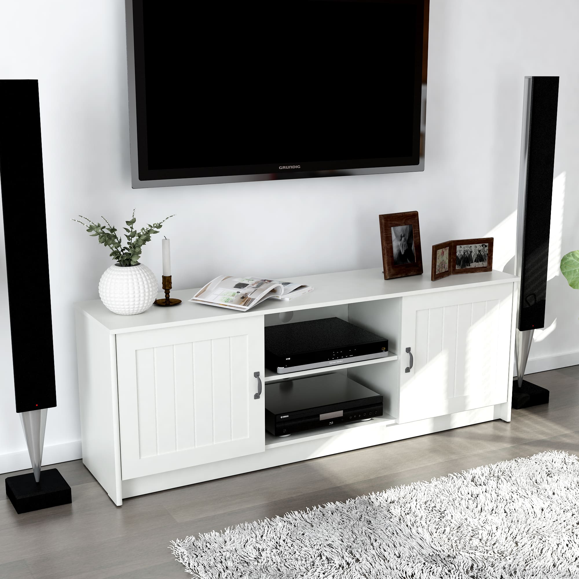 Ashley TV Stand Modern Media Console - Outside Depot