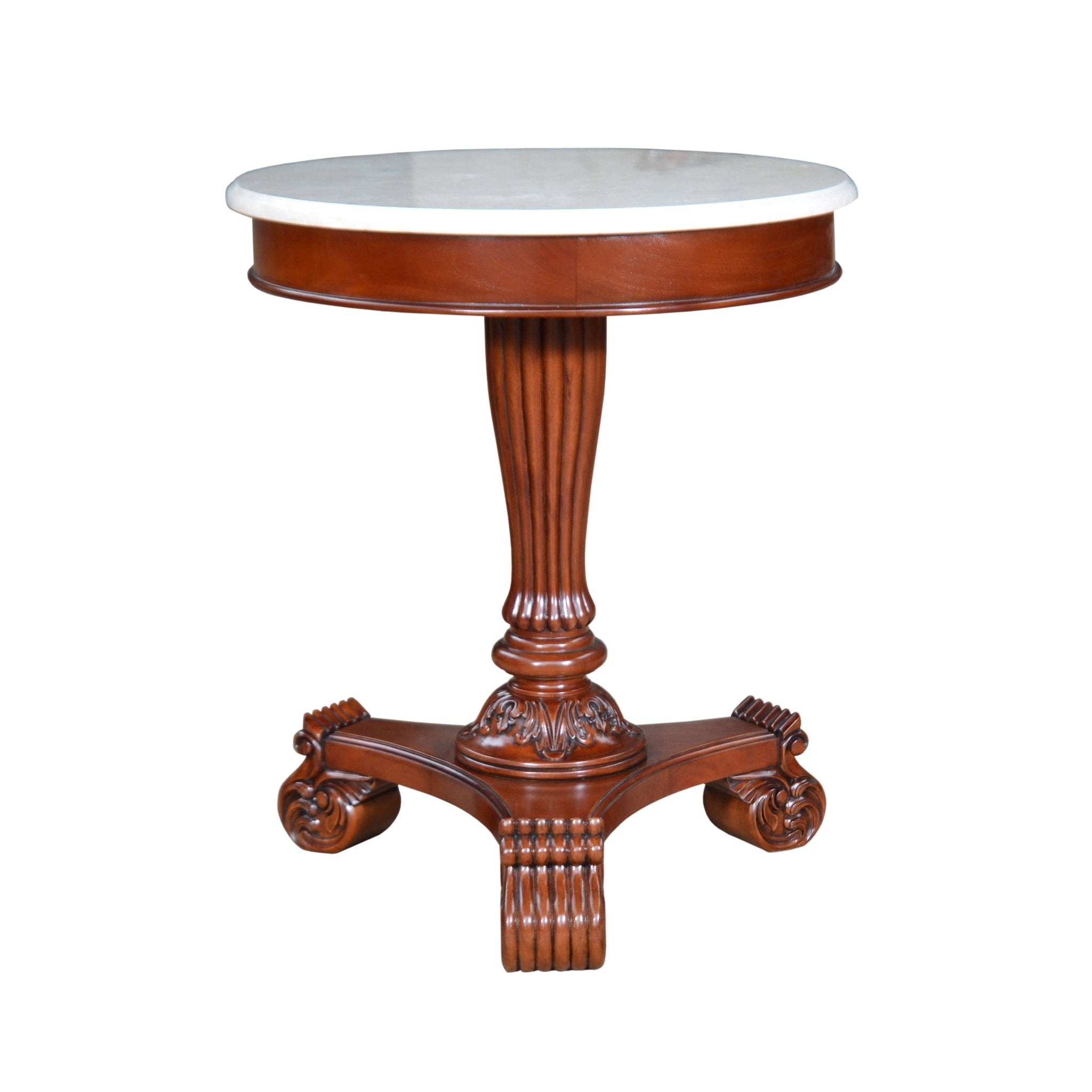 Bella Marble Top Side Table - Outside Depot