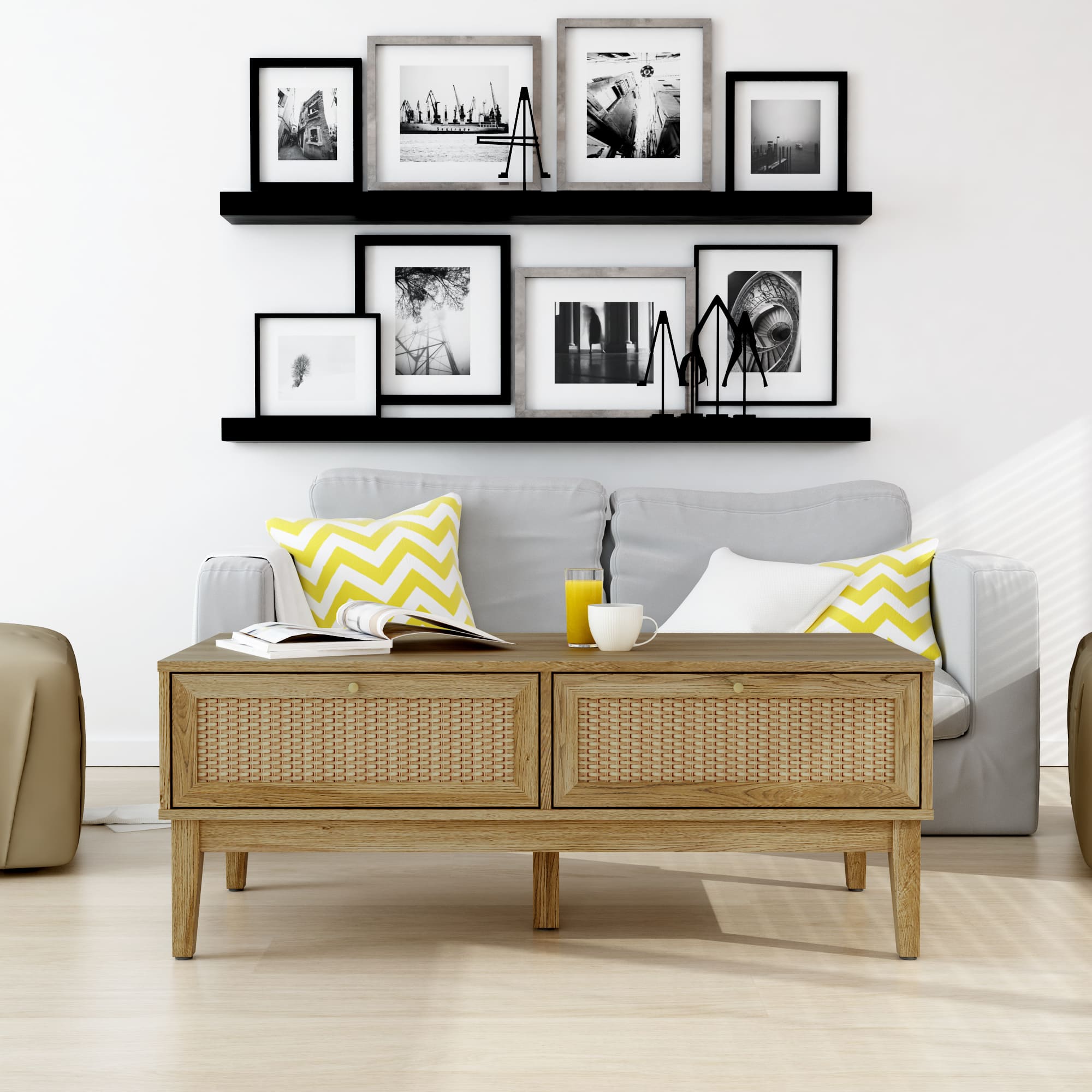 Bodrum Coffee Table Modern Minimalist Design - Outside Depot