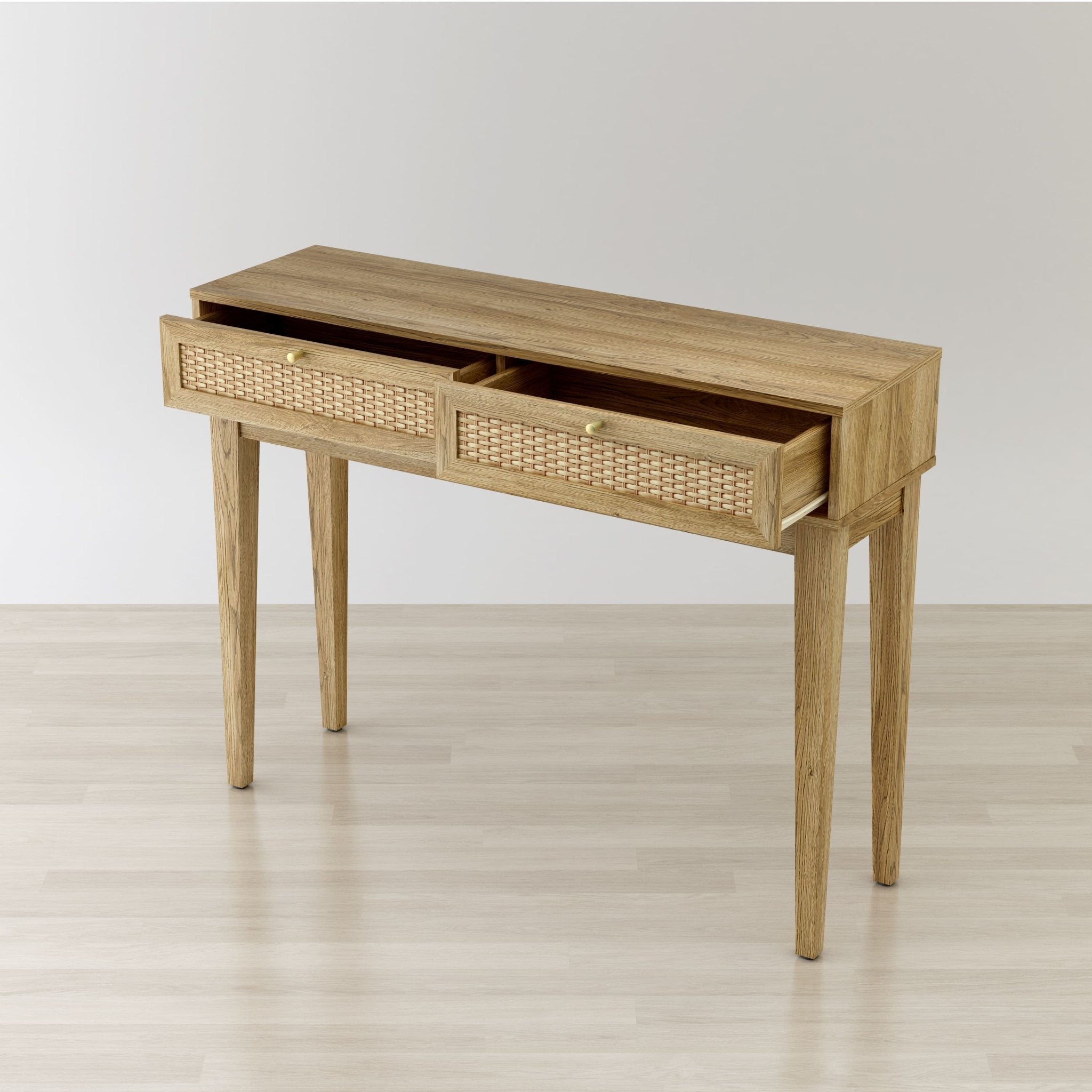Bodrum Wooden Console Table Sleek Minimalist Design - Outside Depot