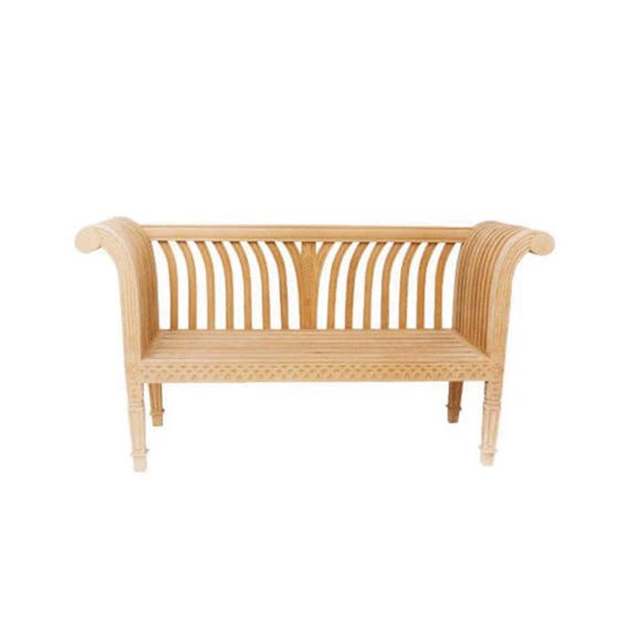 Cleopatra Curve Bench - Outside Depot