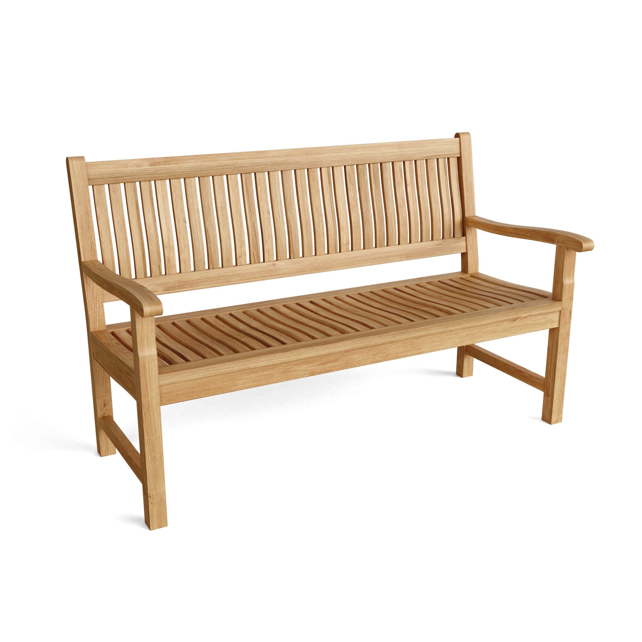Del - Amo 3 - Seater Bench Perfect for Family Outdoor Relaxation - Outside Depot