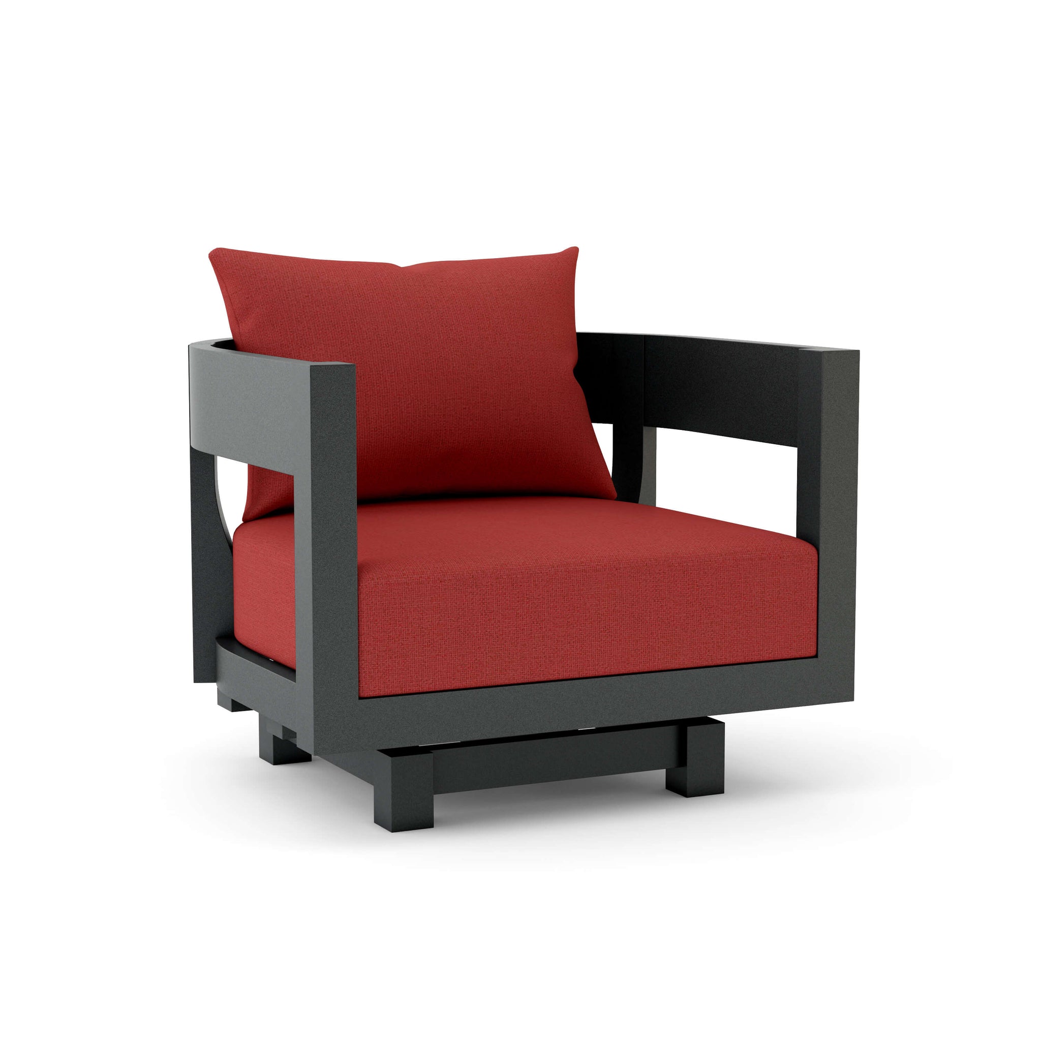 Coronado Aluminum Swivel Armchair