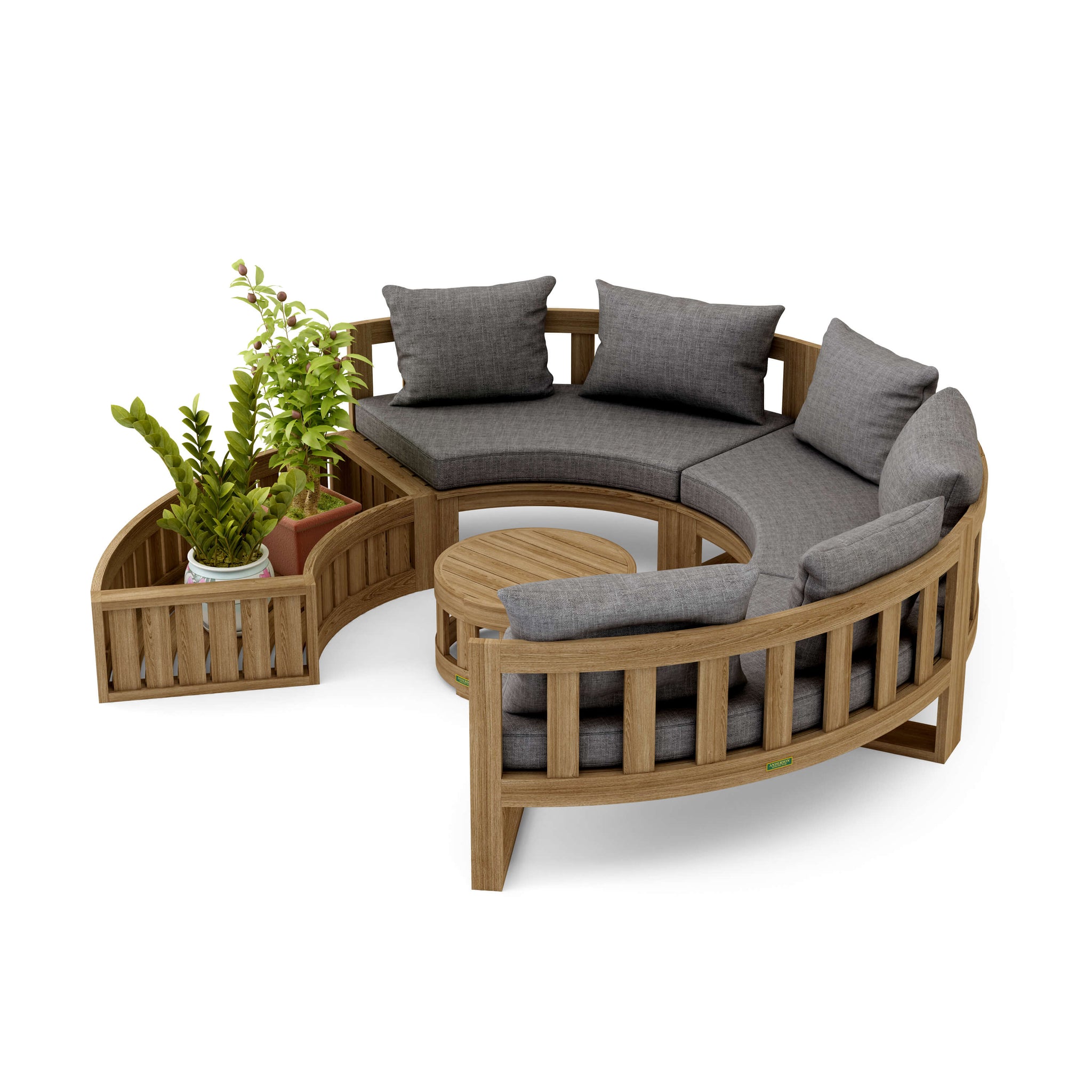 Circular Modular Deep Seating Set
