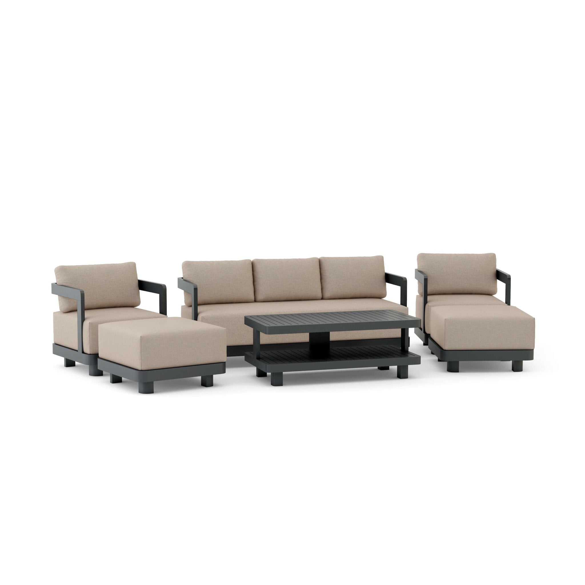 Granada Aluminum Deep Seating Set - Outside Depot