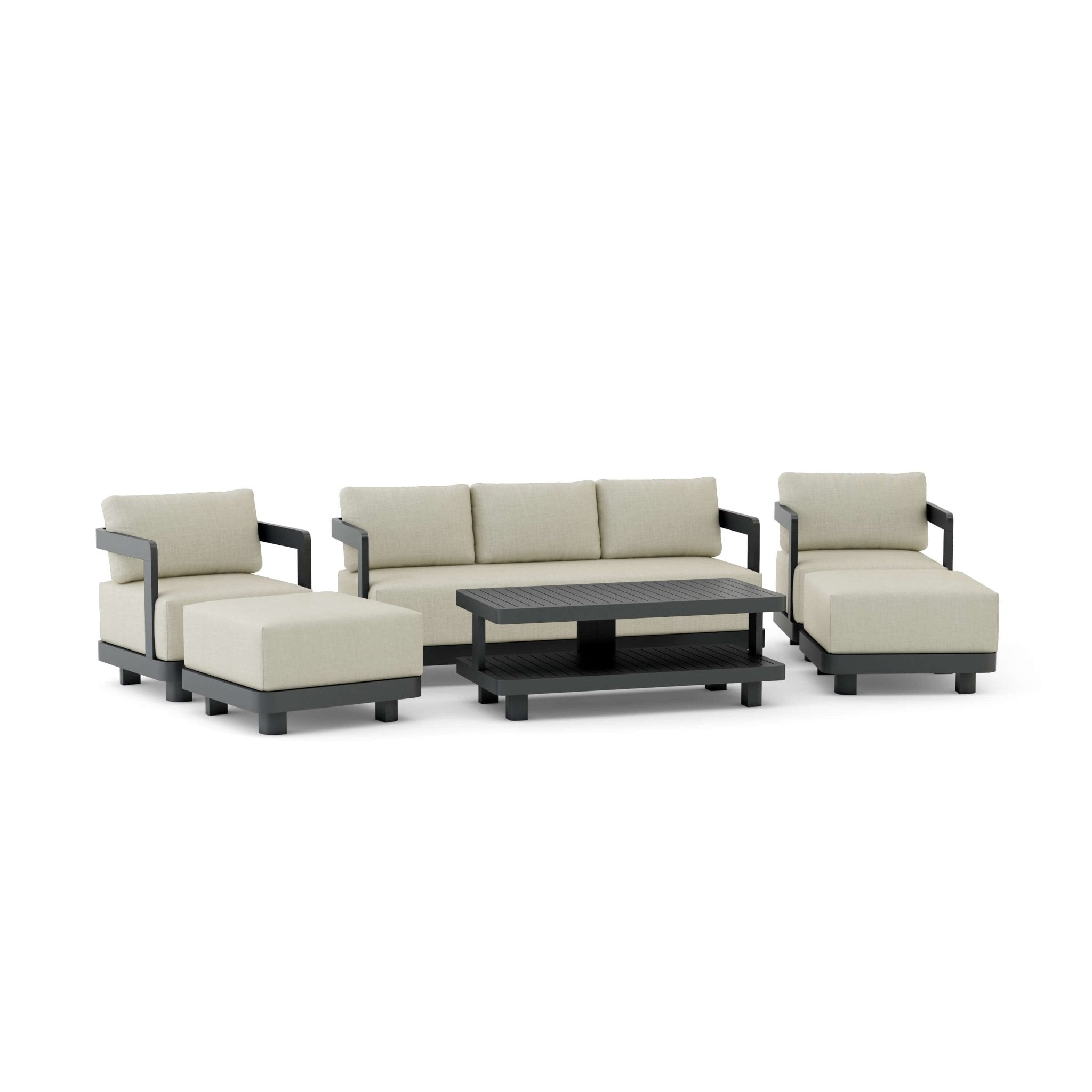 Granada Aluminum Deep Seating Set - Outside Depot