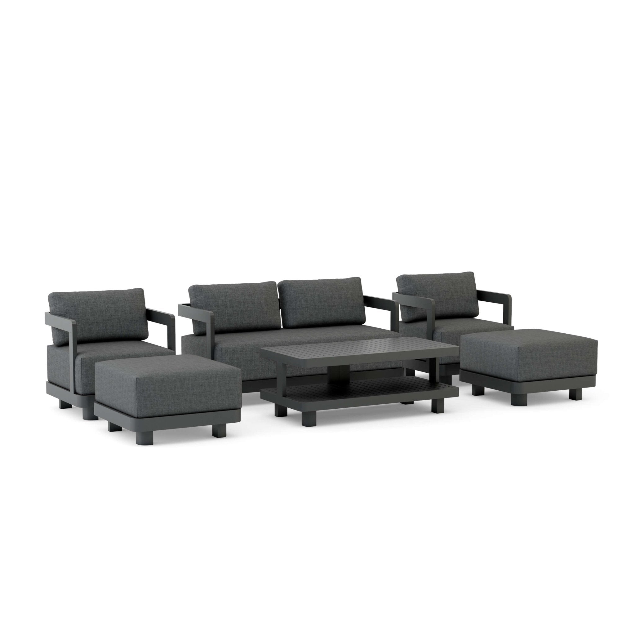 Granada Aluminum Deep Seating Set - Outside Depot