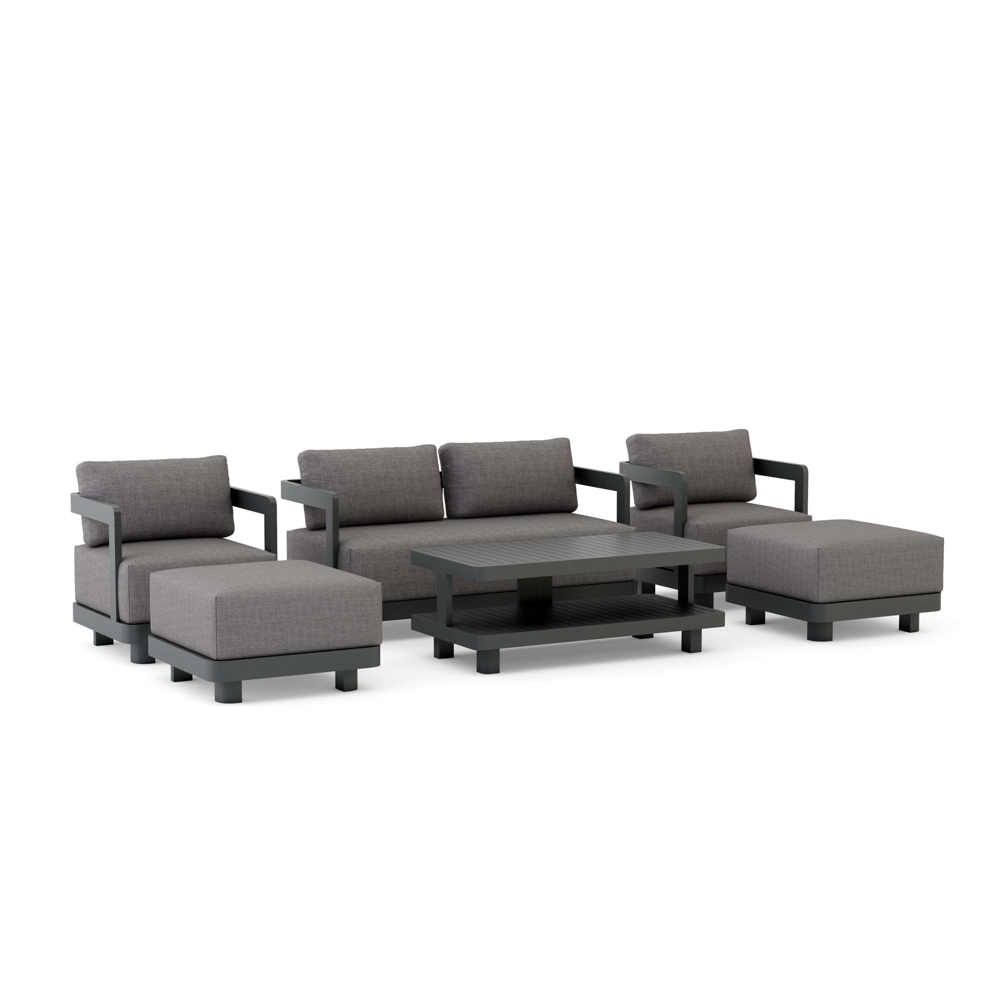 Granada Aluminum Deep Seating Set - Outside Depot