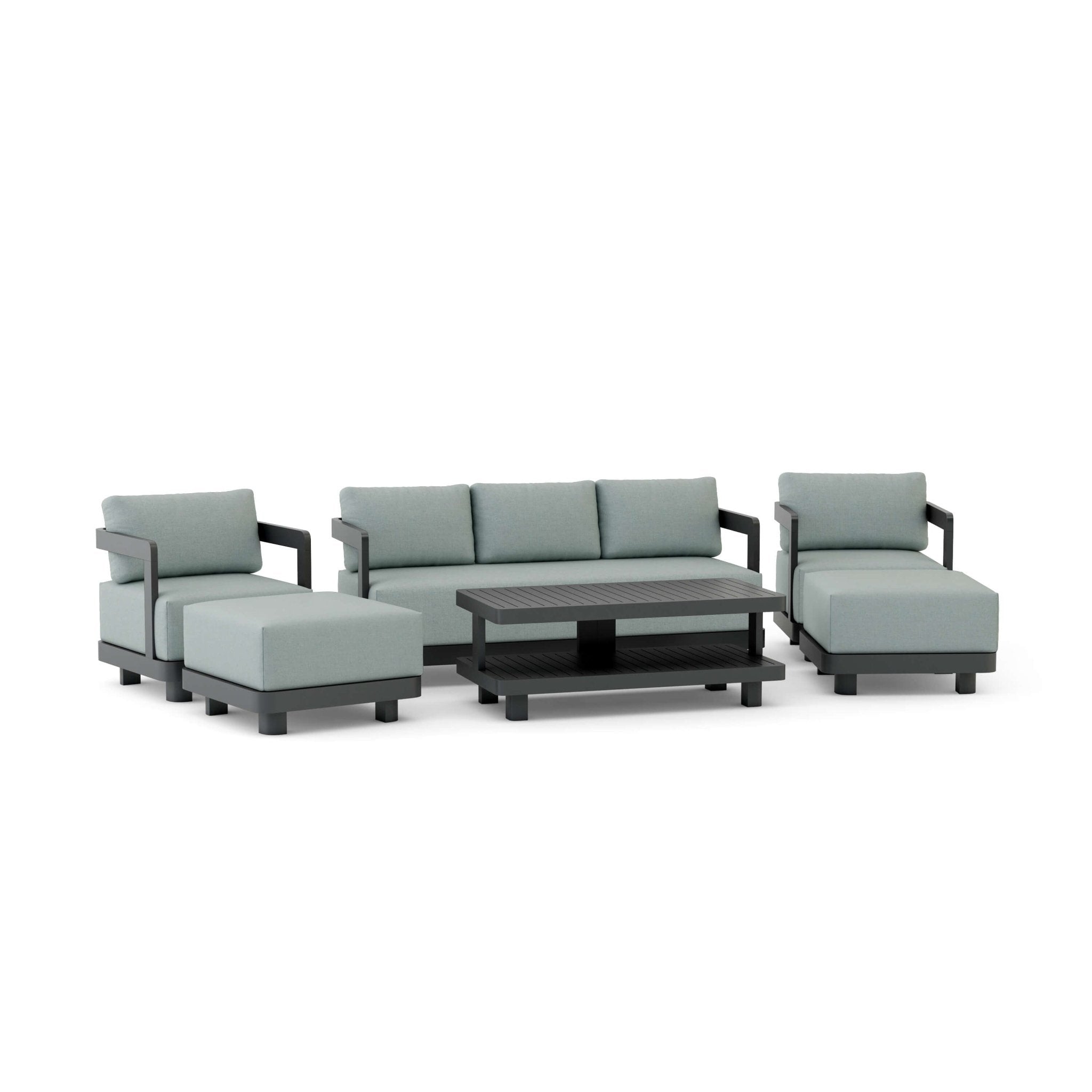 Granada Aluminum Deep Seating Set - Outside Depot
