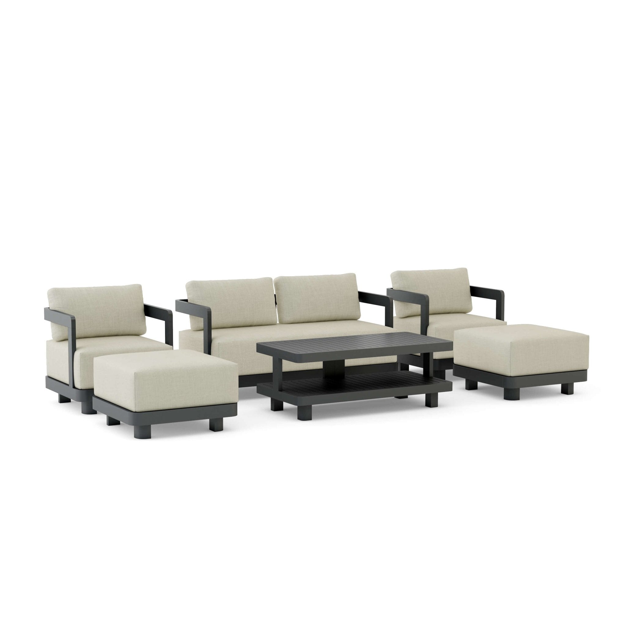 Granada Aluminum Deep Seating Set - Outside Depot