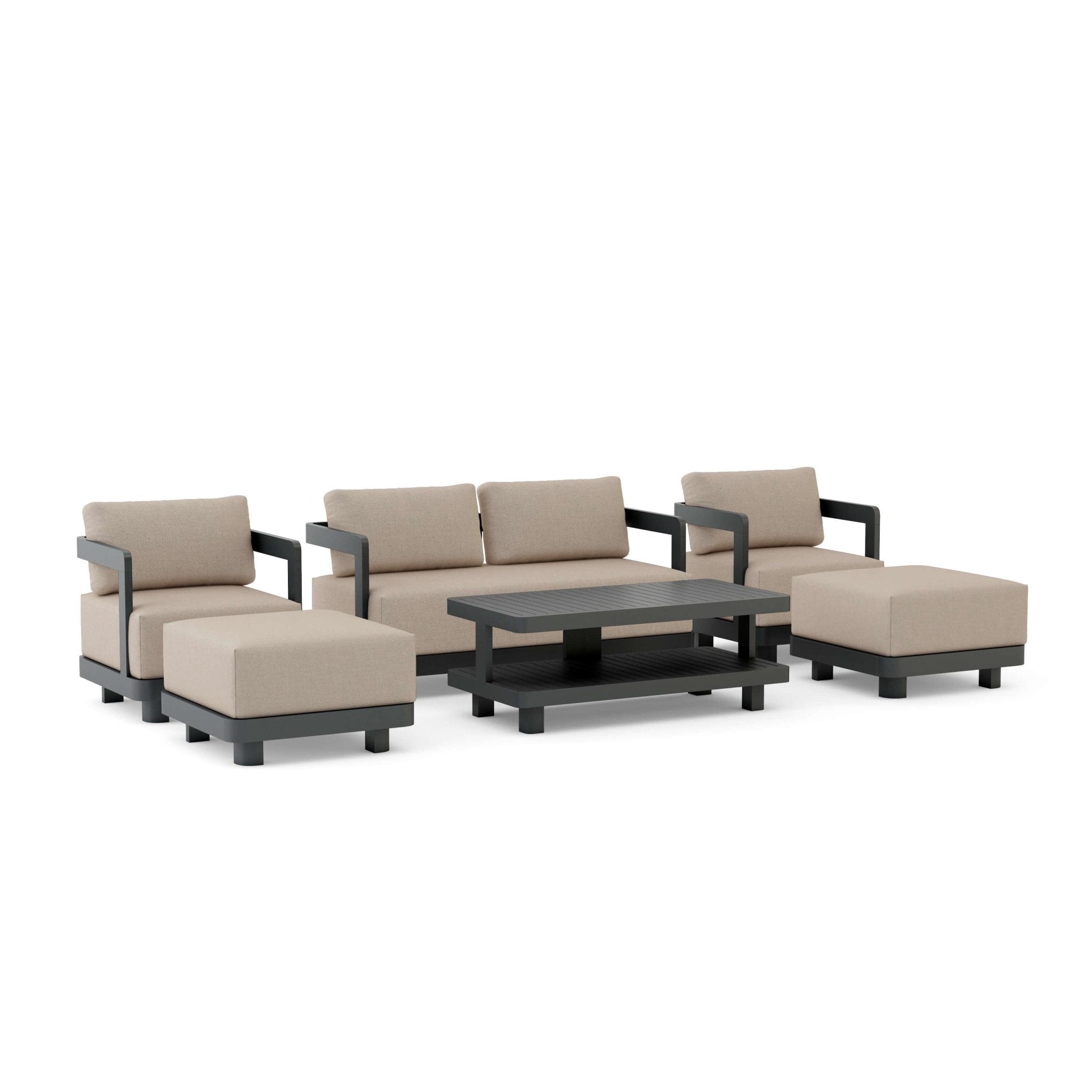 Granada Aluminum Deep Seating Set - Outside Depot