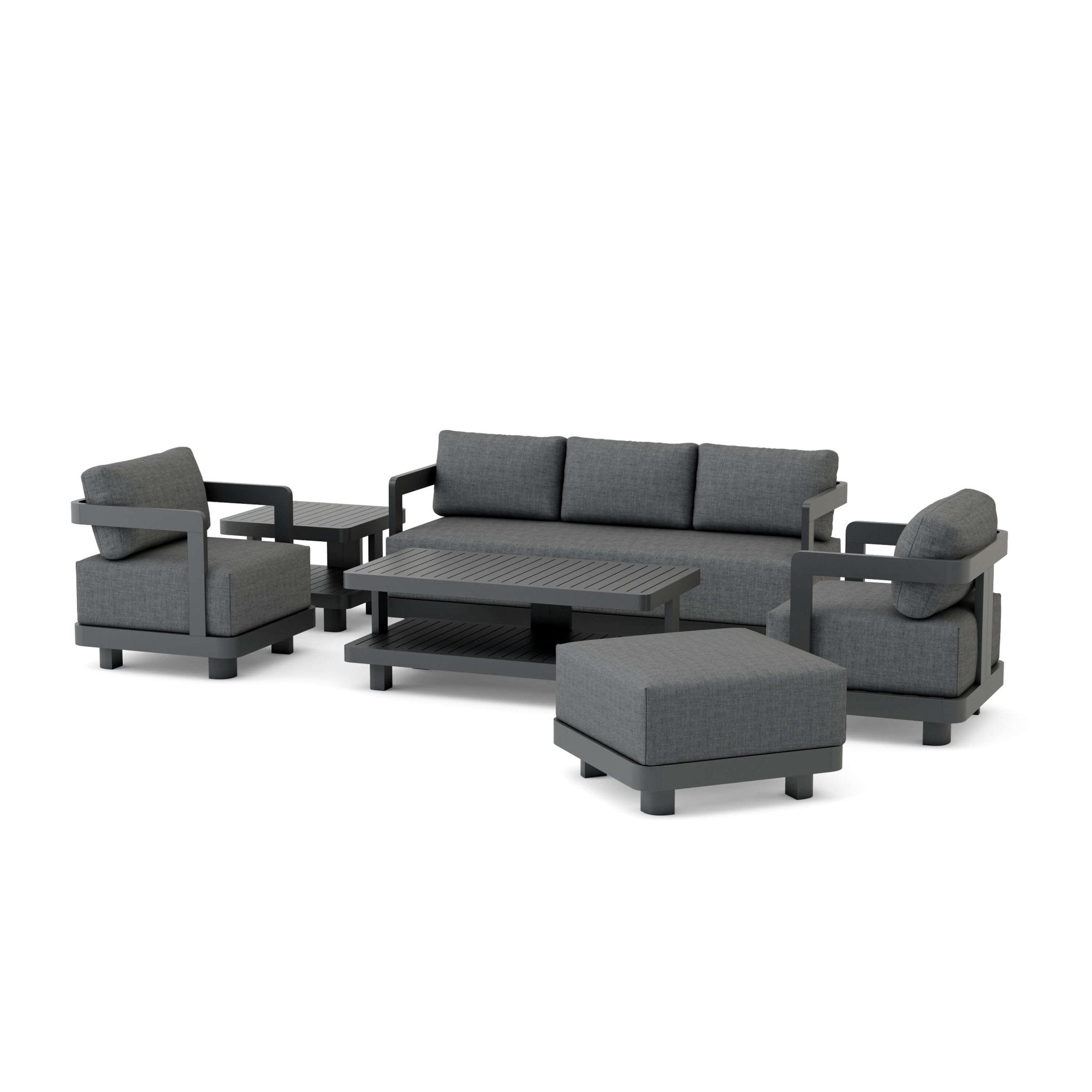 Granada Aluminum Deep Seating Set - Outside Depot