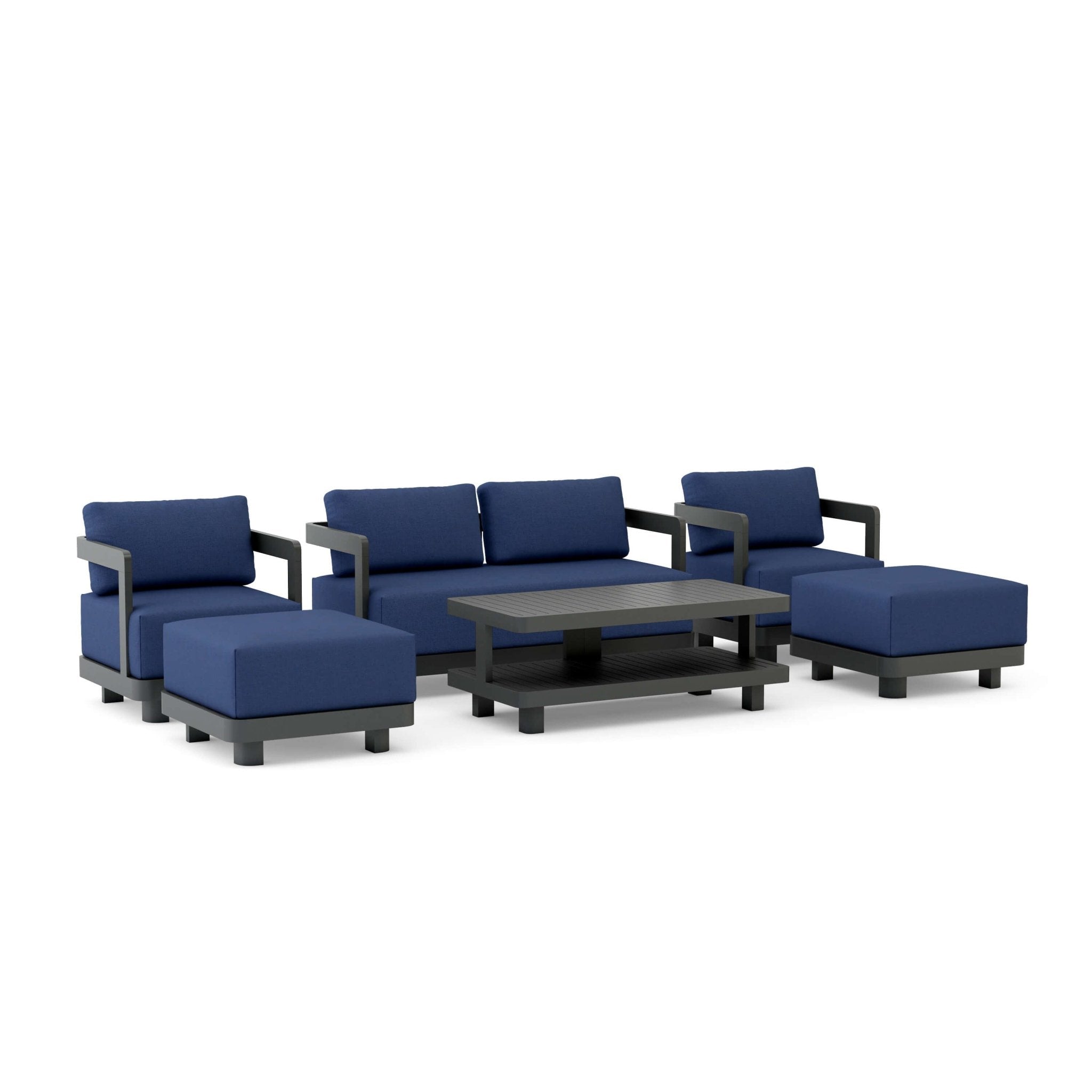 Granada Aluminum Deep Seating Set - Outside Depot