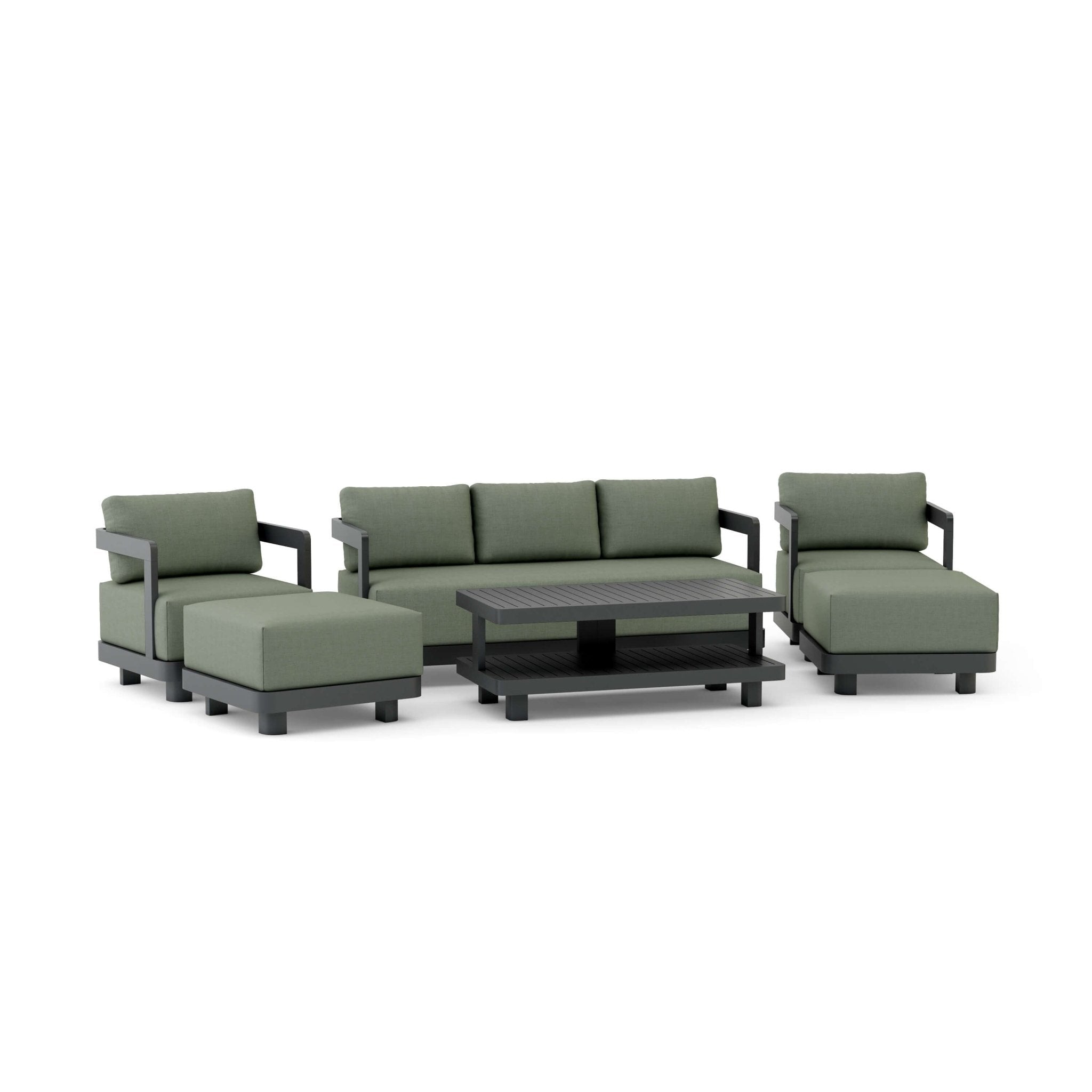 Granada Aluminum Deep Seating Set - Outside Depot