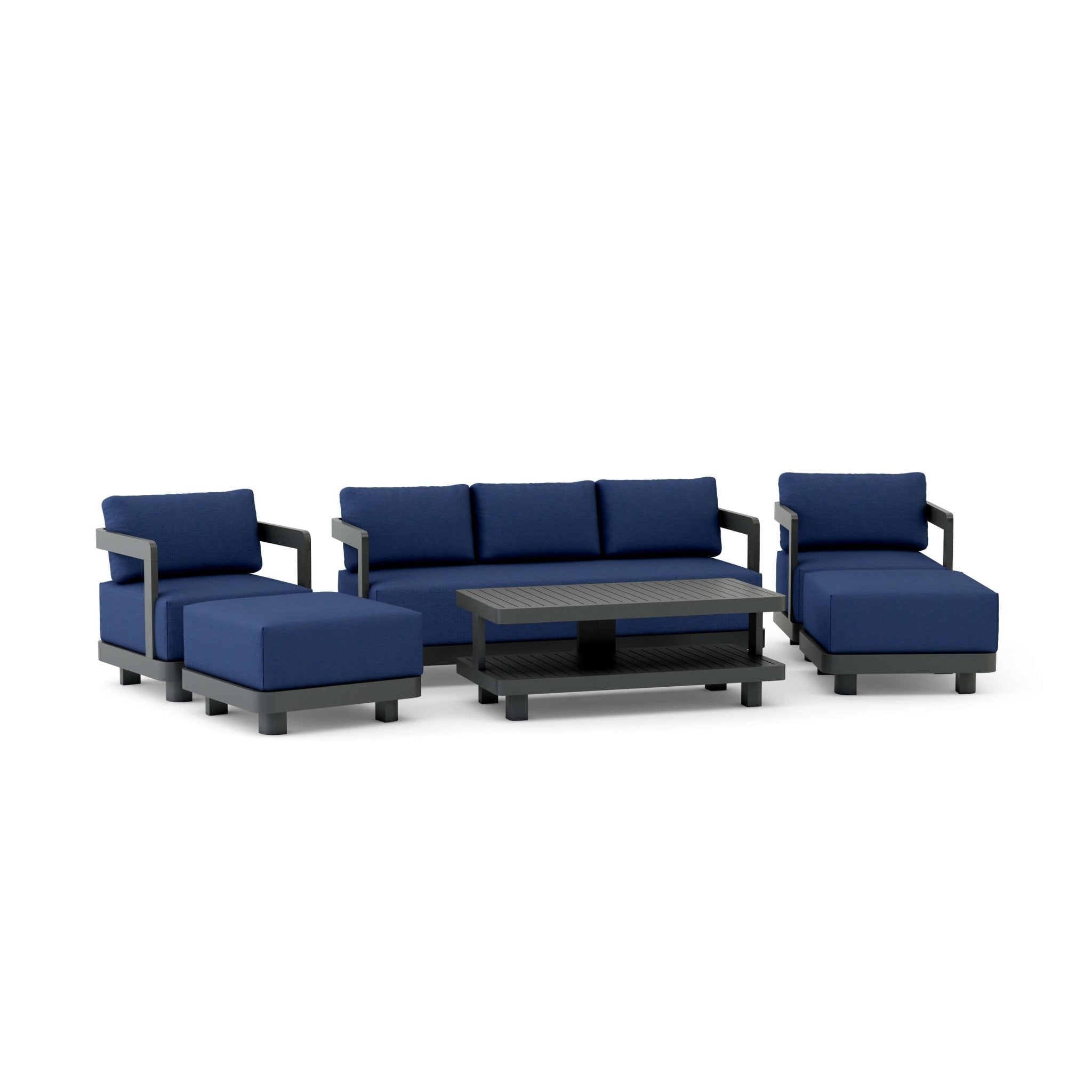 Granada Aluminum Deep Seating Set - Outside Depot