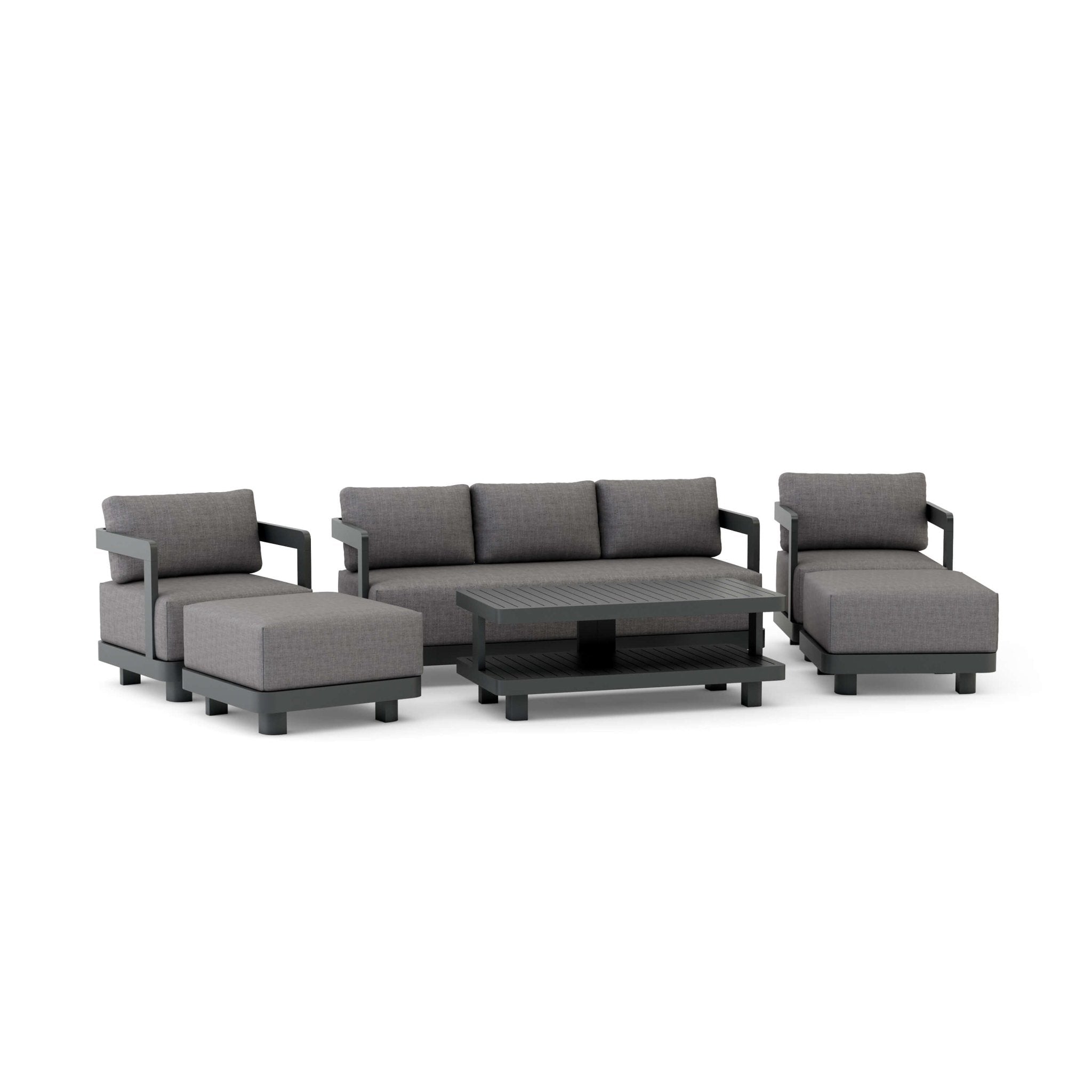 Granada Aluminum Deep Seating Set - Outside Depot