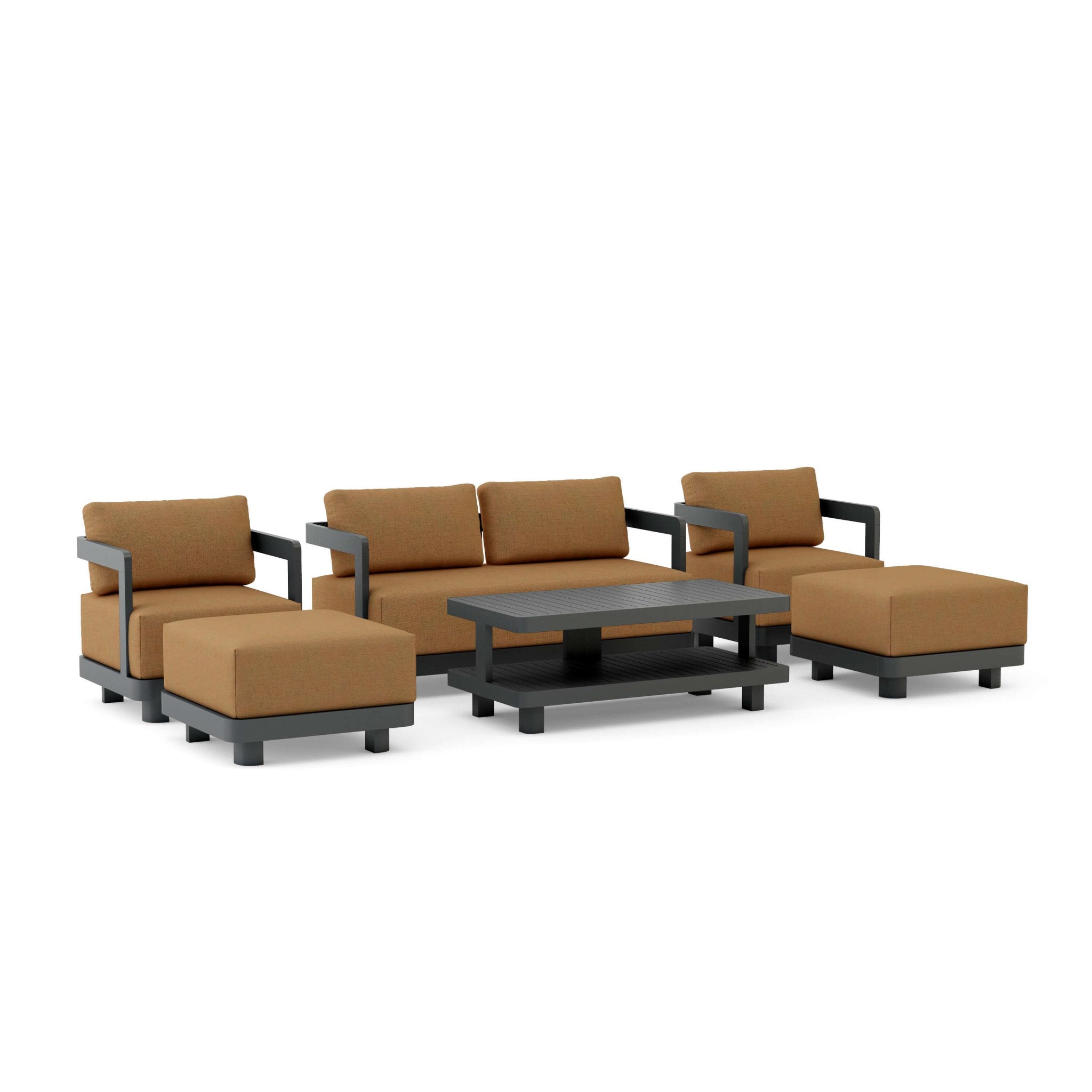 Granada Aluminum Deep Seating Set - Outside Depot