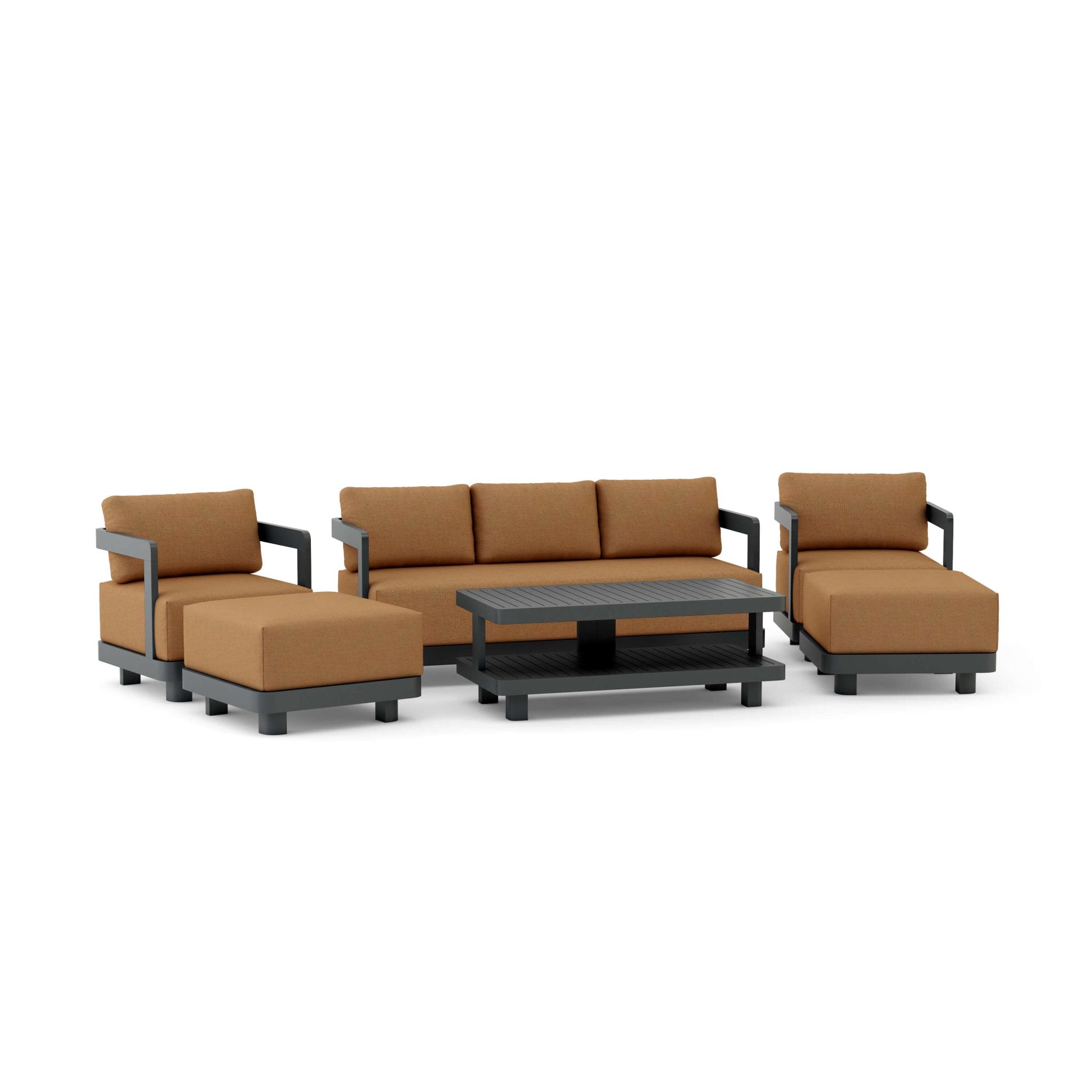 Granada Aluminum Deep Seating Set - Outside Depot